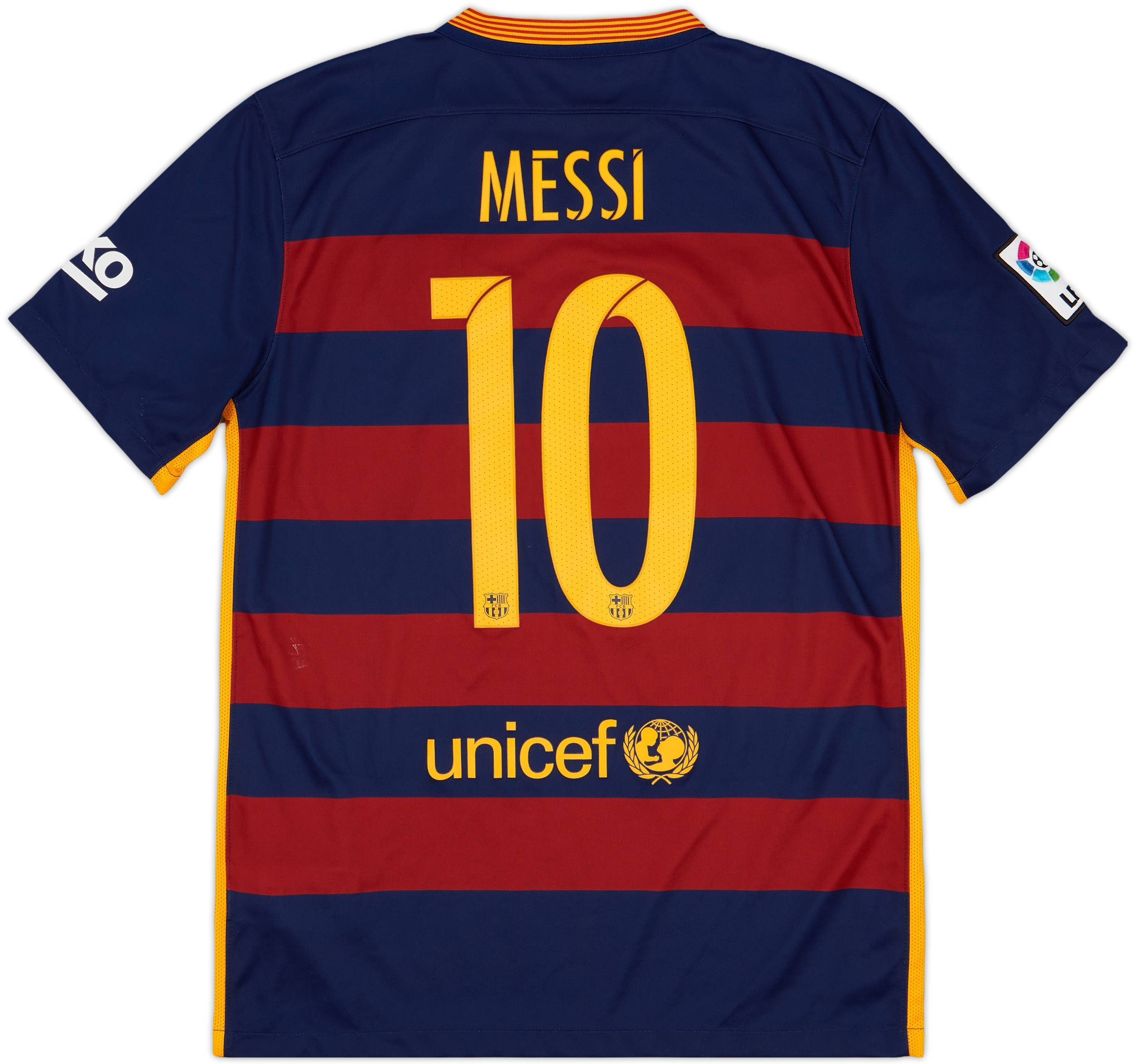 2015-16 Barcelona Home Shirt Messi #10 - 8/10 - (M) 2015-16 Barcelona Home Shirt Messi #10 - 8/10 - (M)