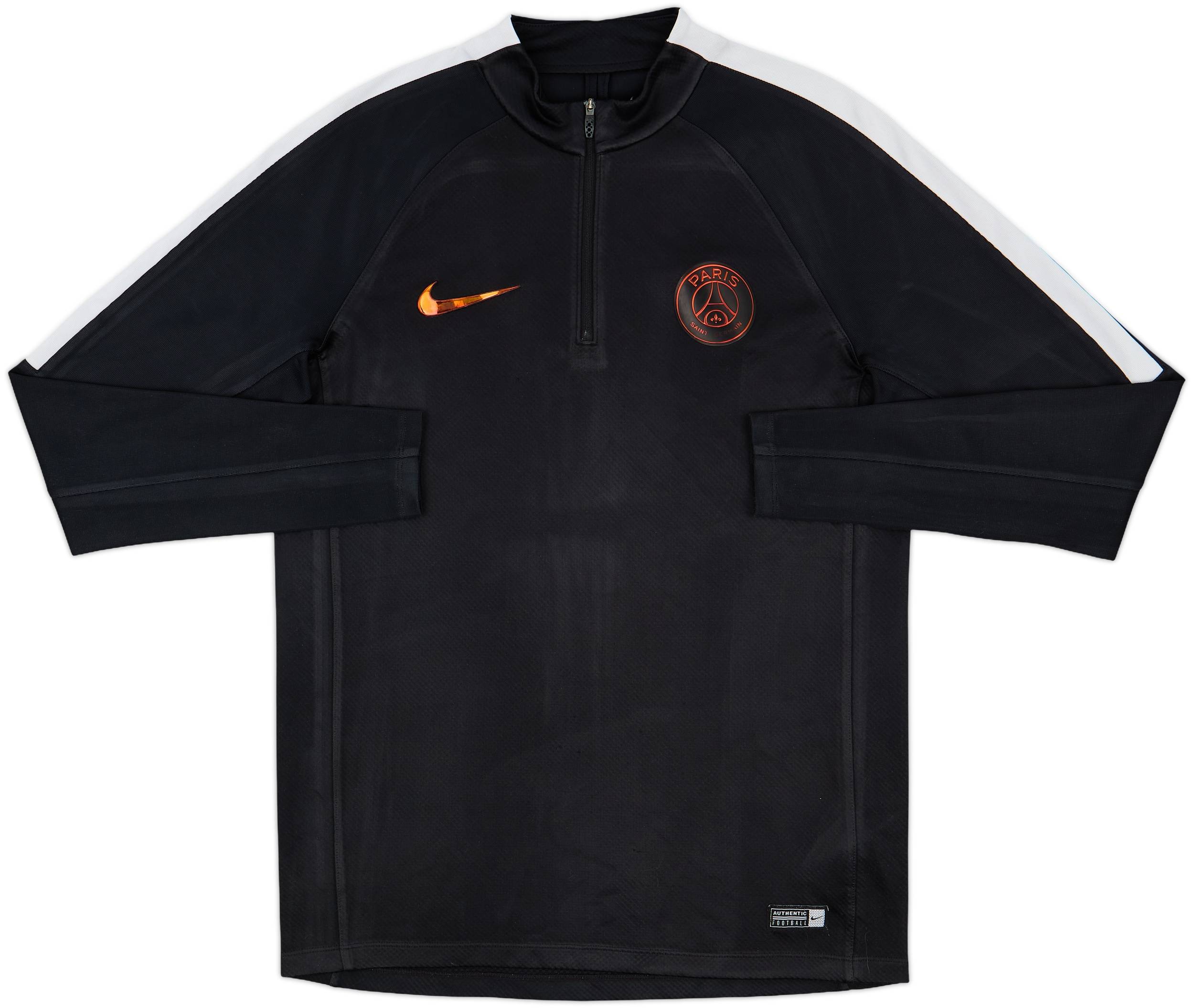 2016-17 Paris Saint-Germain Nike 1/4 Zip Training Top - 6/10