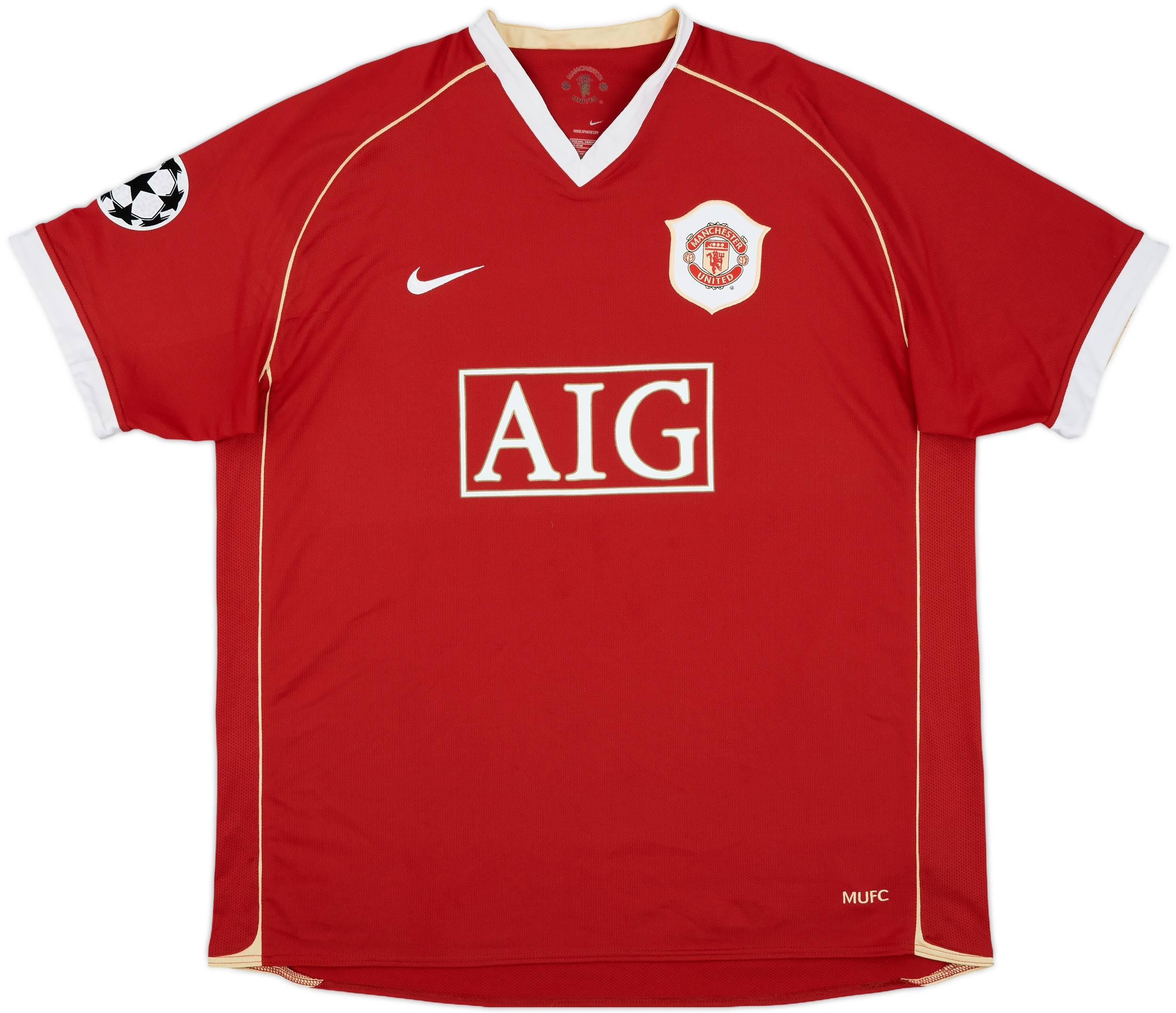 2006-07 Manchester United Home Shirt Larsson #17 - 5/10 - (XXL)