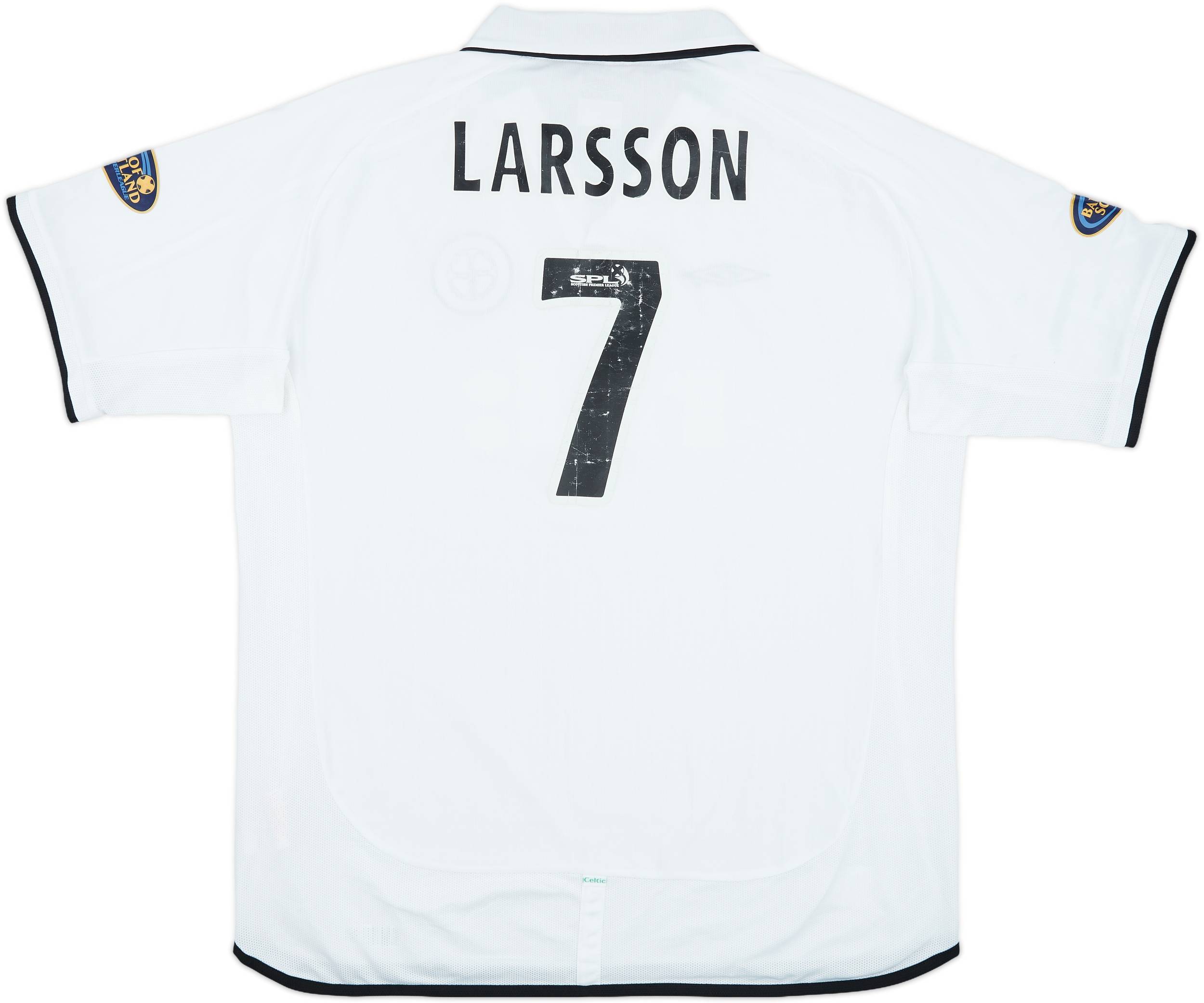 2001-02 Celtic Away Shirt Larsson #7 - 6/10 - (XXL)