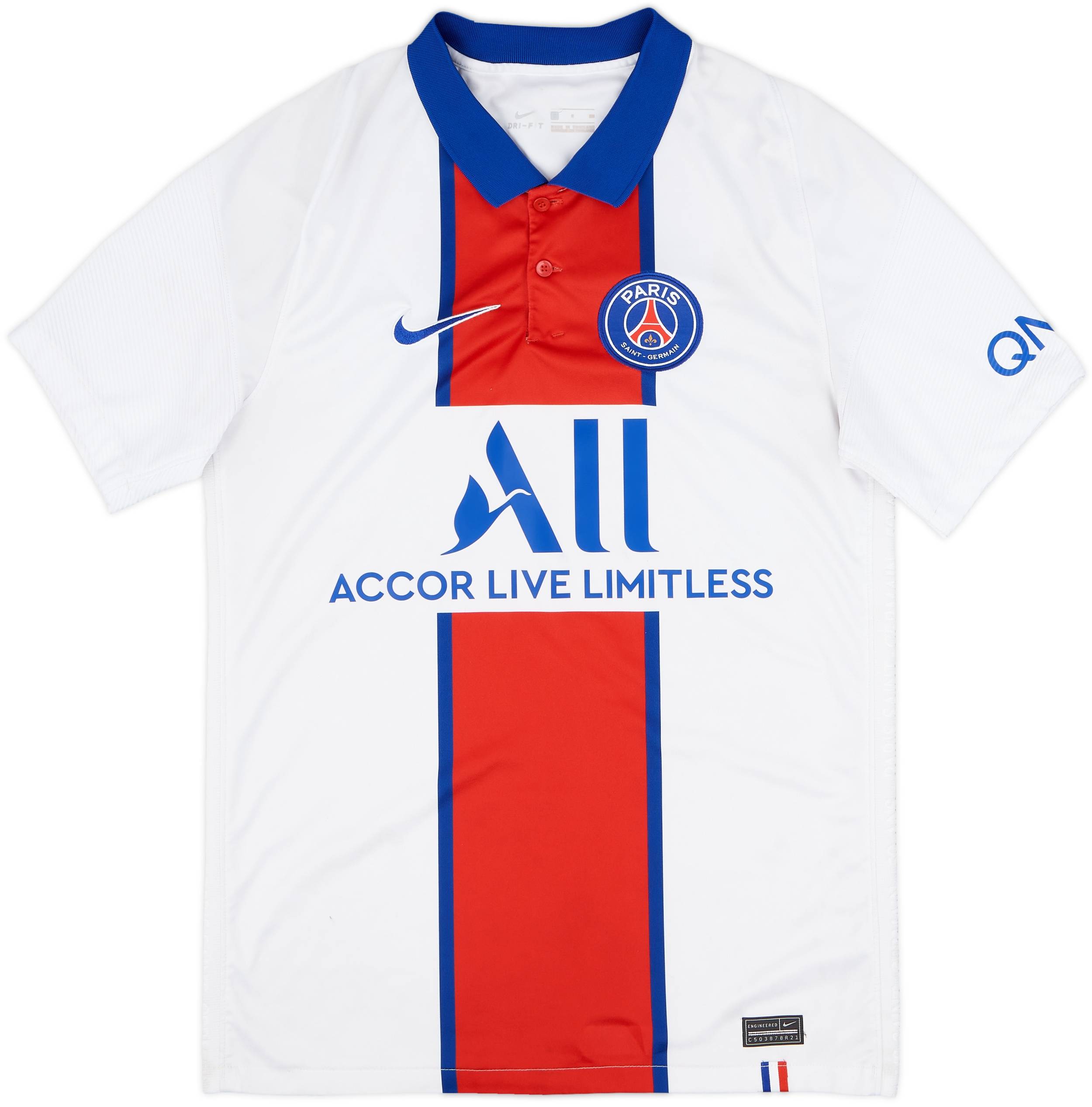 2020-21 Paris Saint-Germain Away Shirt - 5/10 - (S)