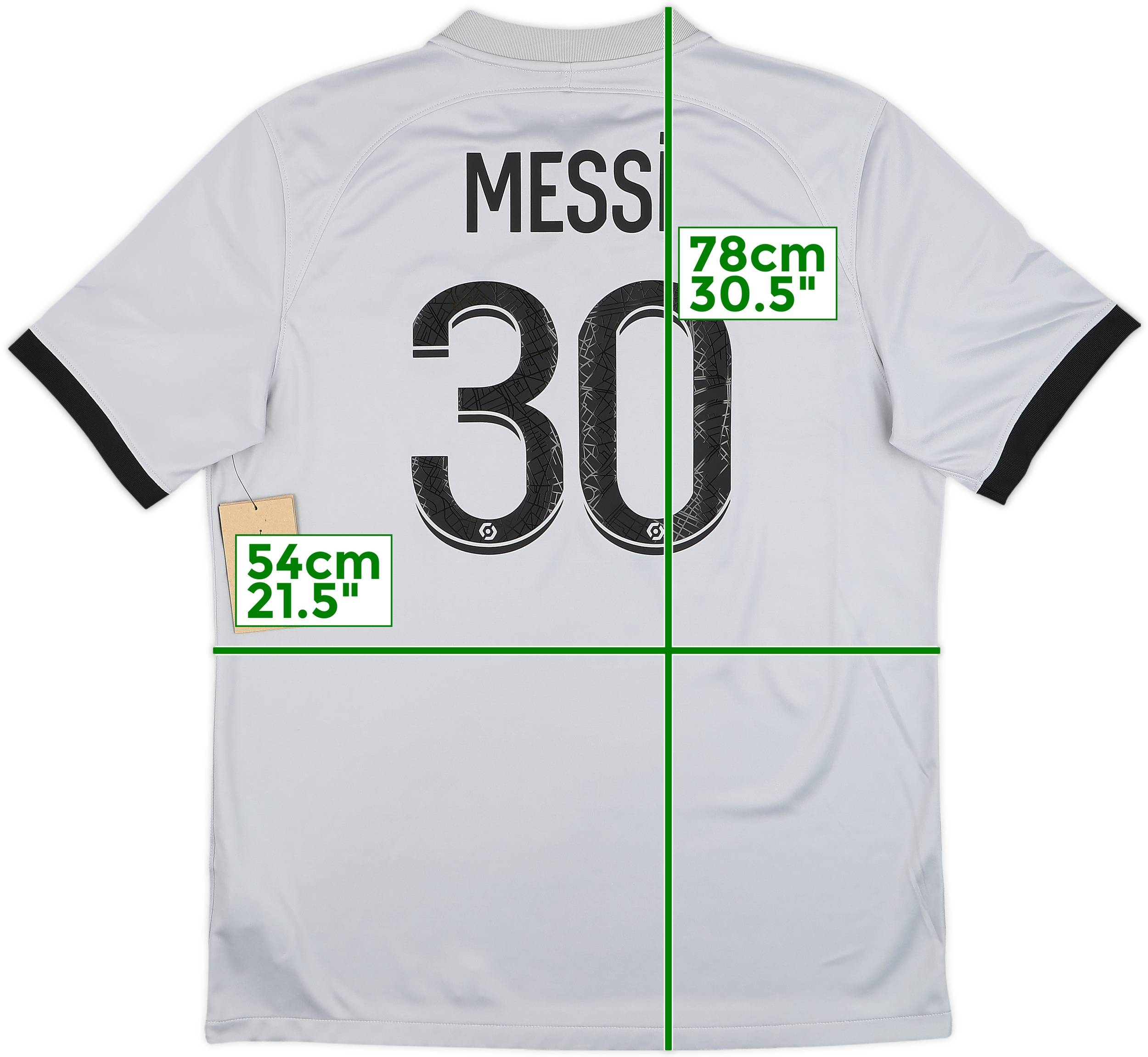 2022-23 Paris Saint-Germain Away Shirt Messi #30 (L)