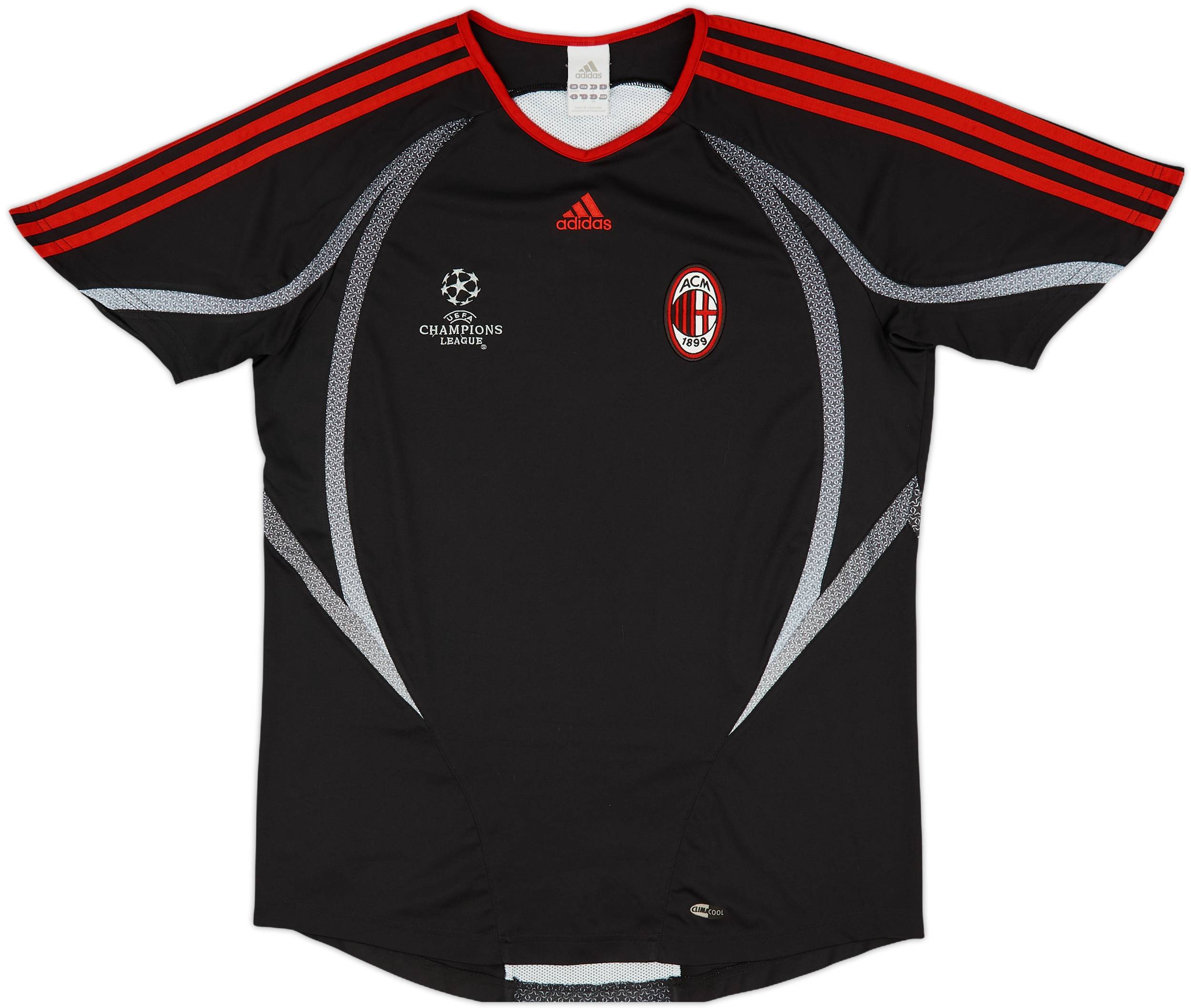 2006-07 AC Milan adidas Champions League Training Shirt - 9/10 - (L)