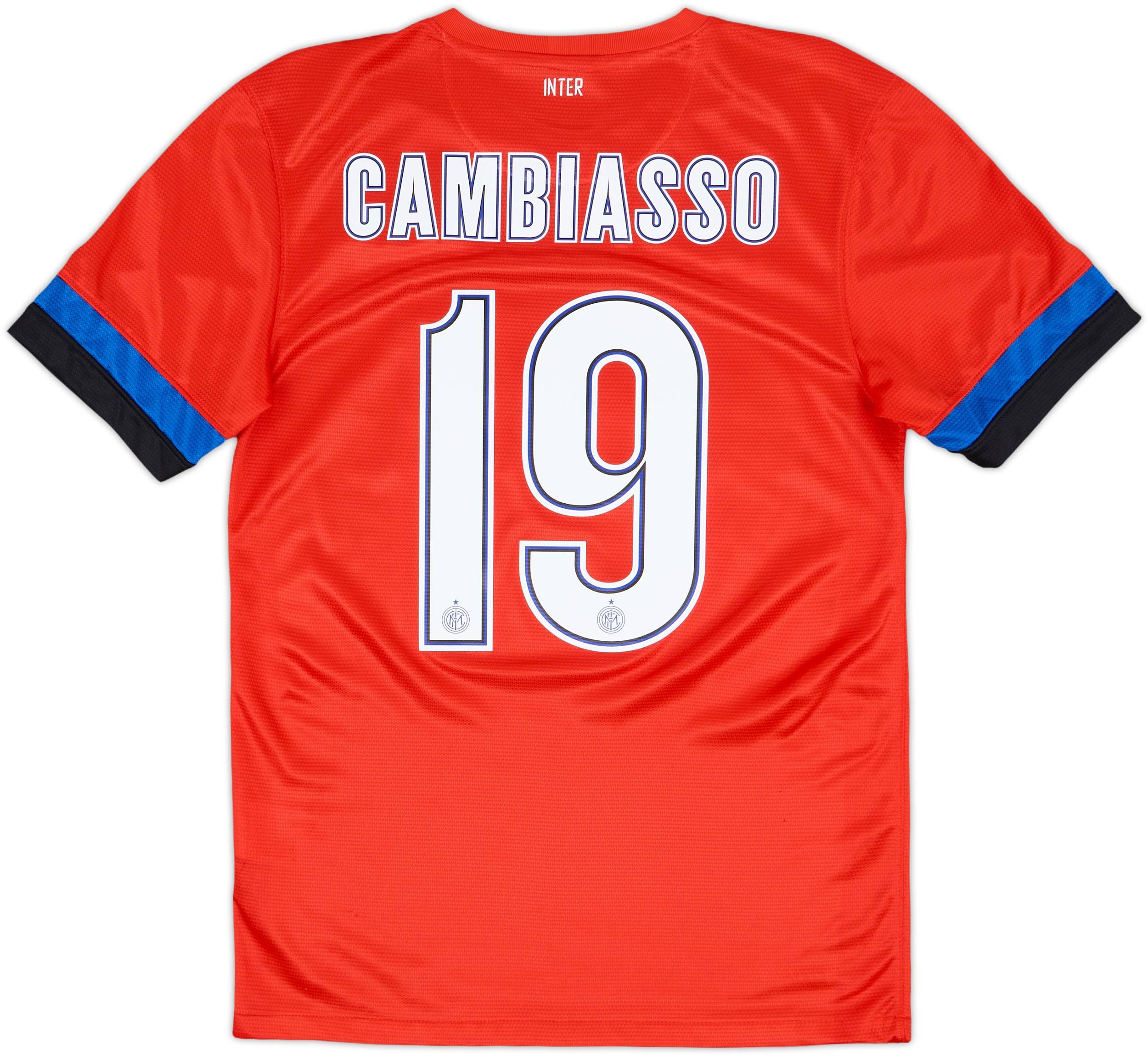 2012-13 Inter Milan Away Shirt Cambiasso #19 - 7/10 - (S)