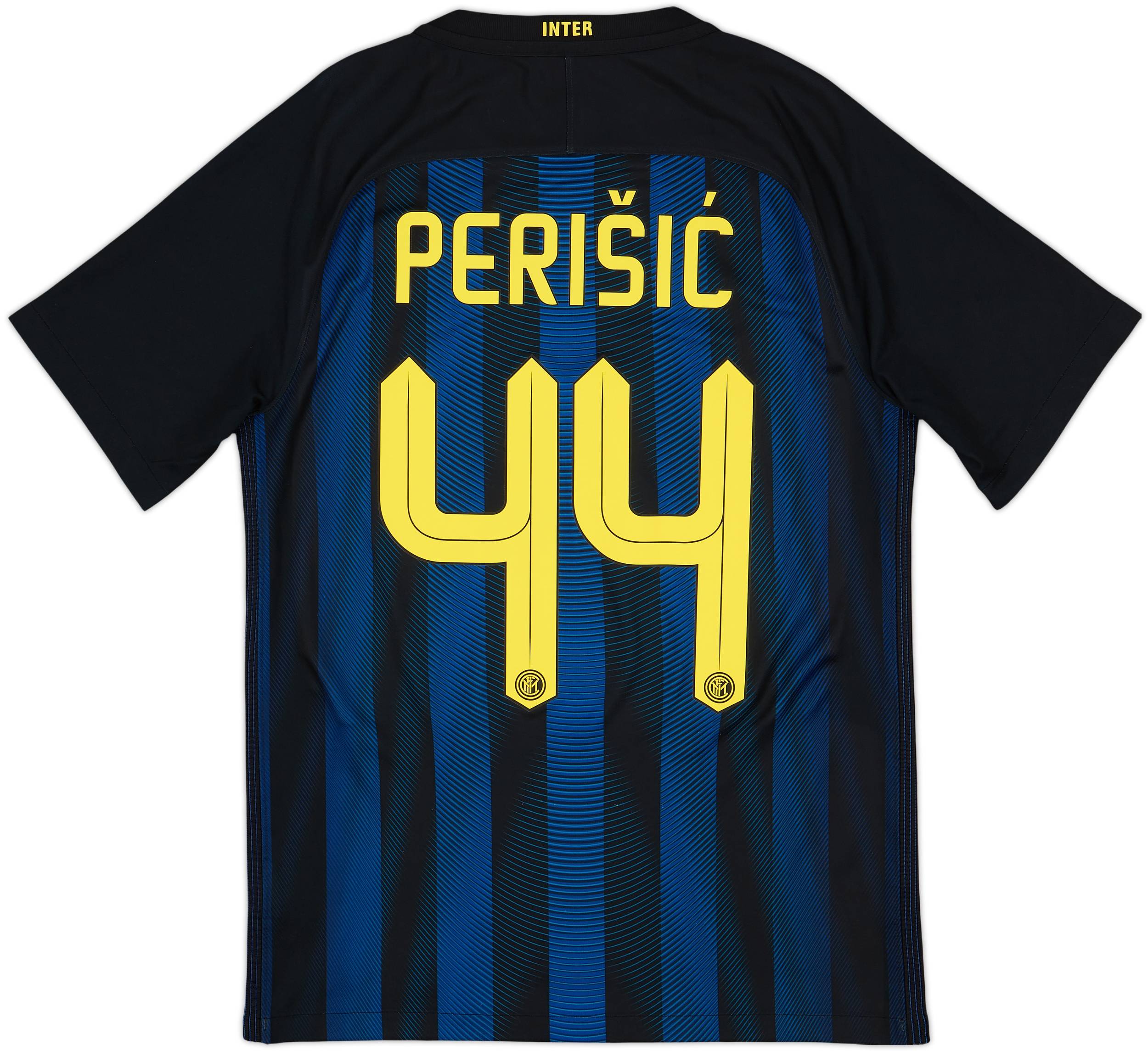 2016-17 Inter Milan Home Shirt Perisic #44 - 8/10 - (S)