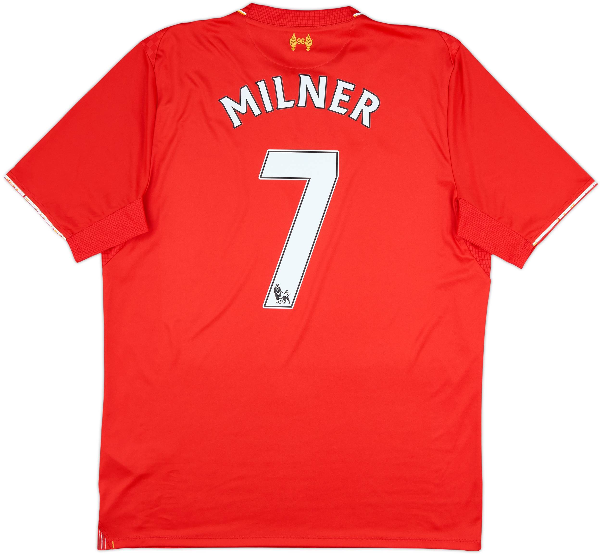 2015-16 Liverpool Home Shirt Milner #7 - 9/10 - (L)
