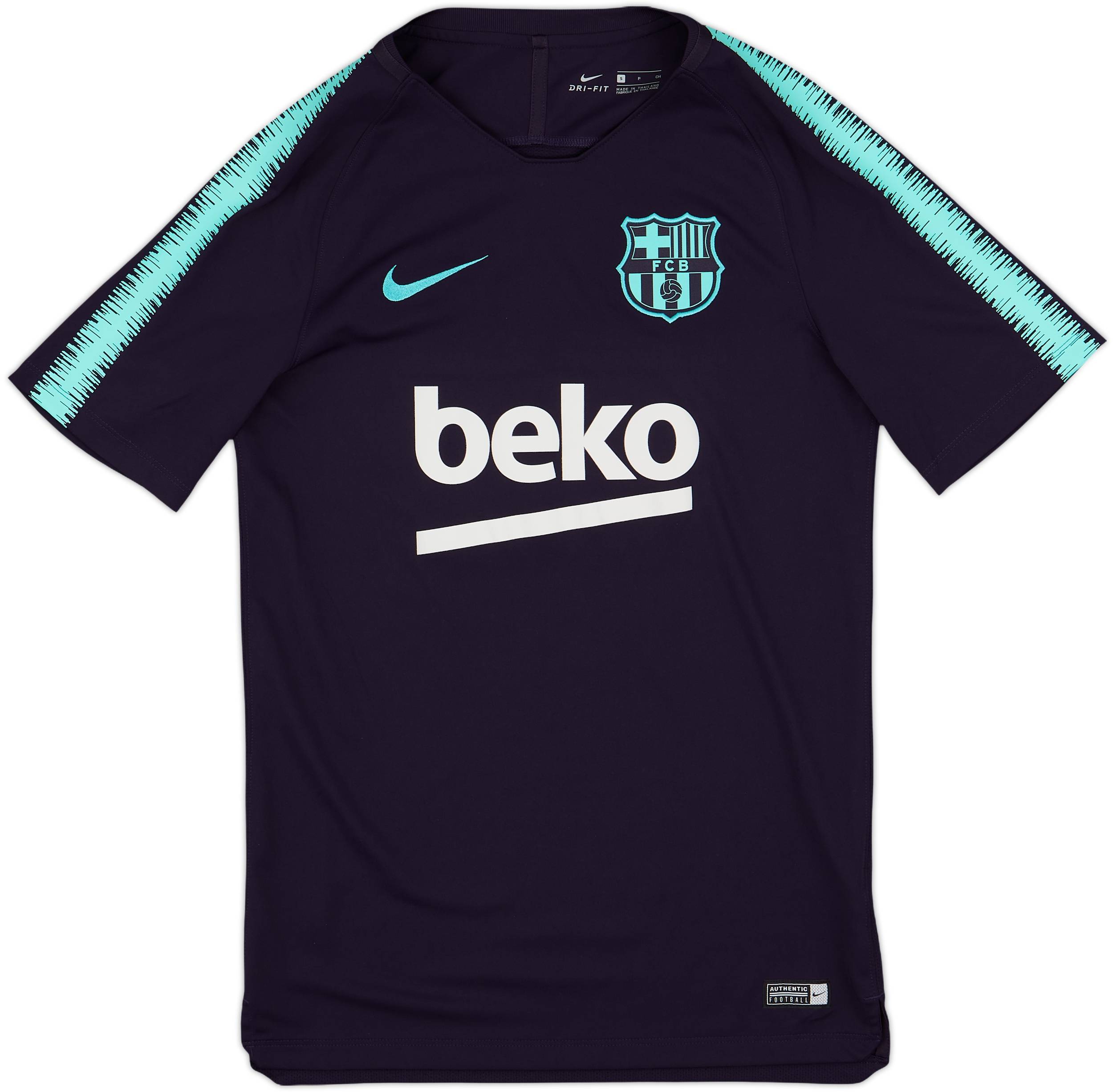 2018-19 Barcelona Nike Training Shirt - 10/10 - (S)