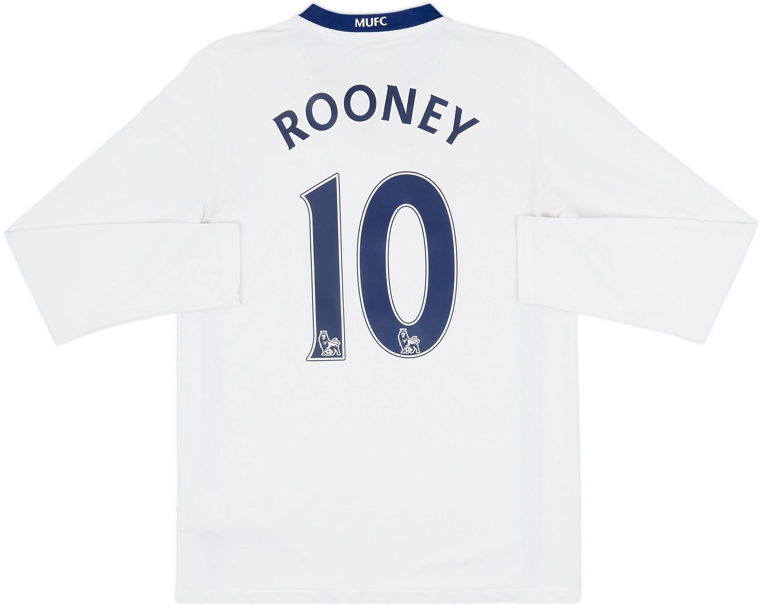 2008-10 Manchester United Away L/S Shirt Rooney #10 - 7/10 - (S)