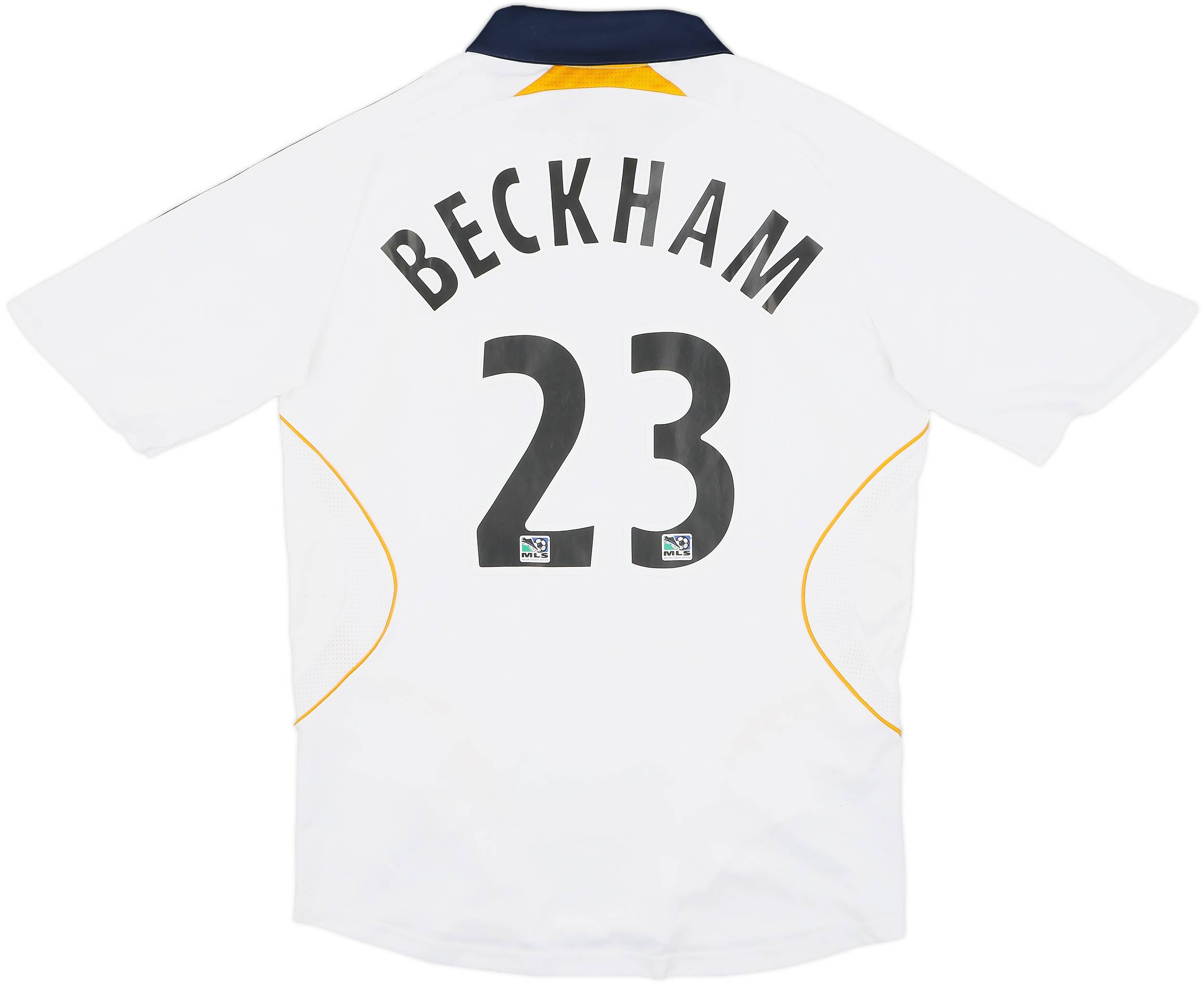 2007-08 LA Galaxy Home Shirt Beckham #23 - 7/10 - (M)