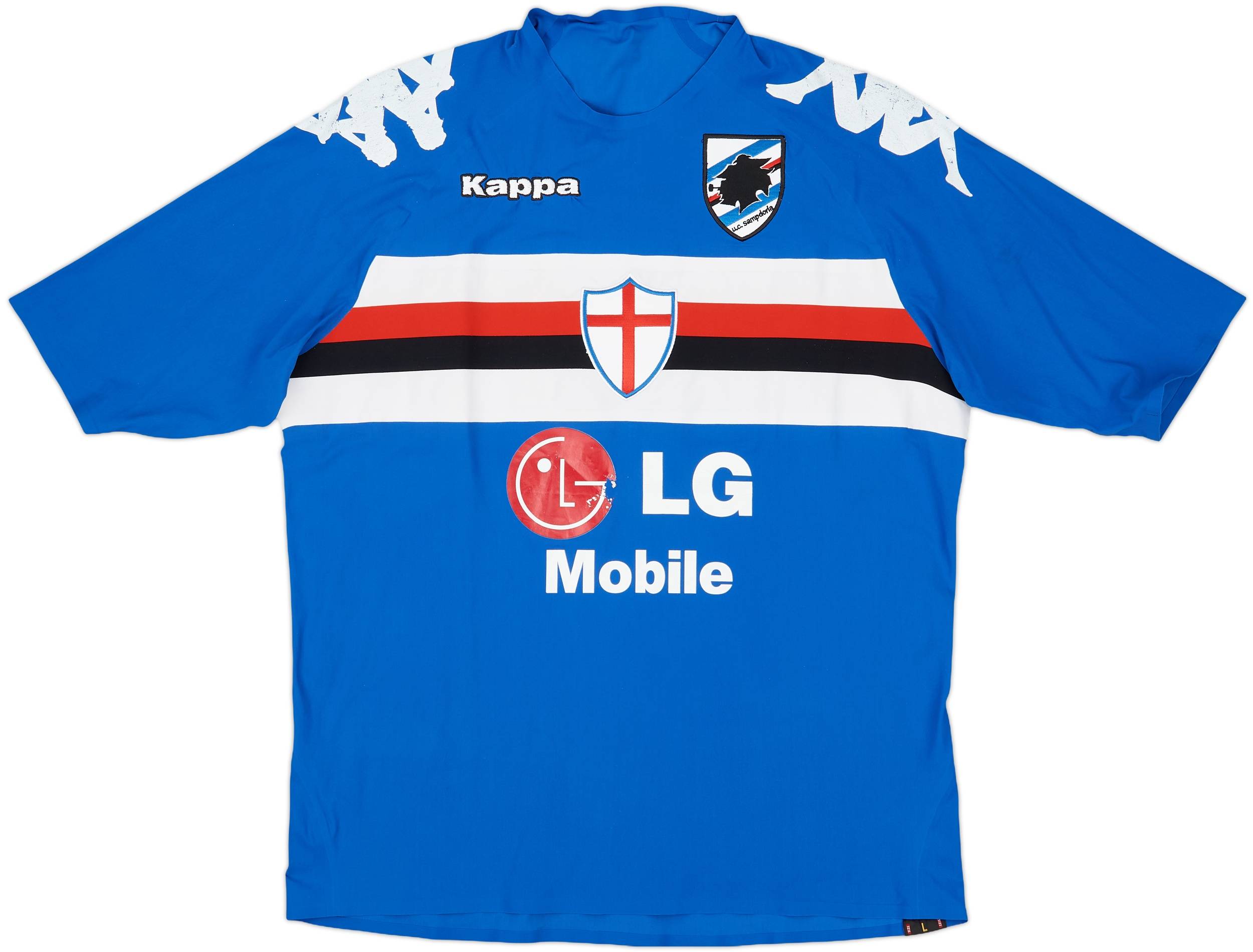 2005-07 Sampdoria Player Issue European Home Shirt - 4/10 - (L)
