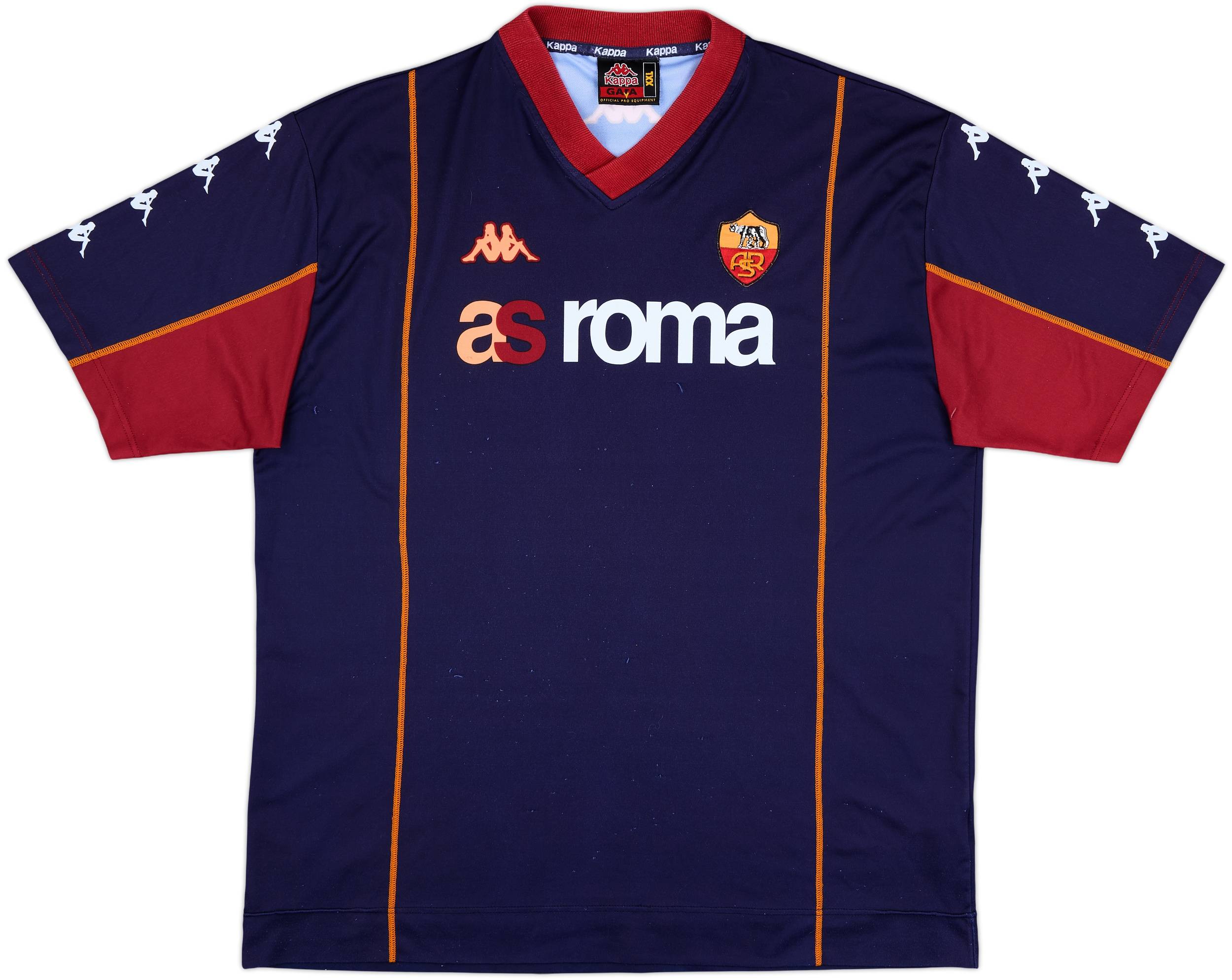 2000-01 Roma Kappa Training Shirt - 7/10 - (XXL)