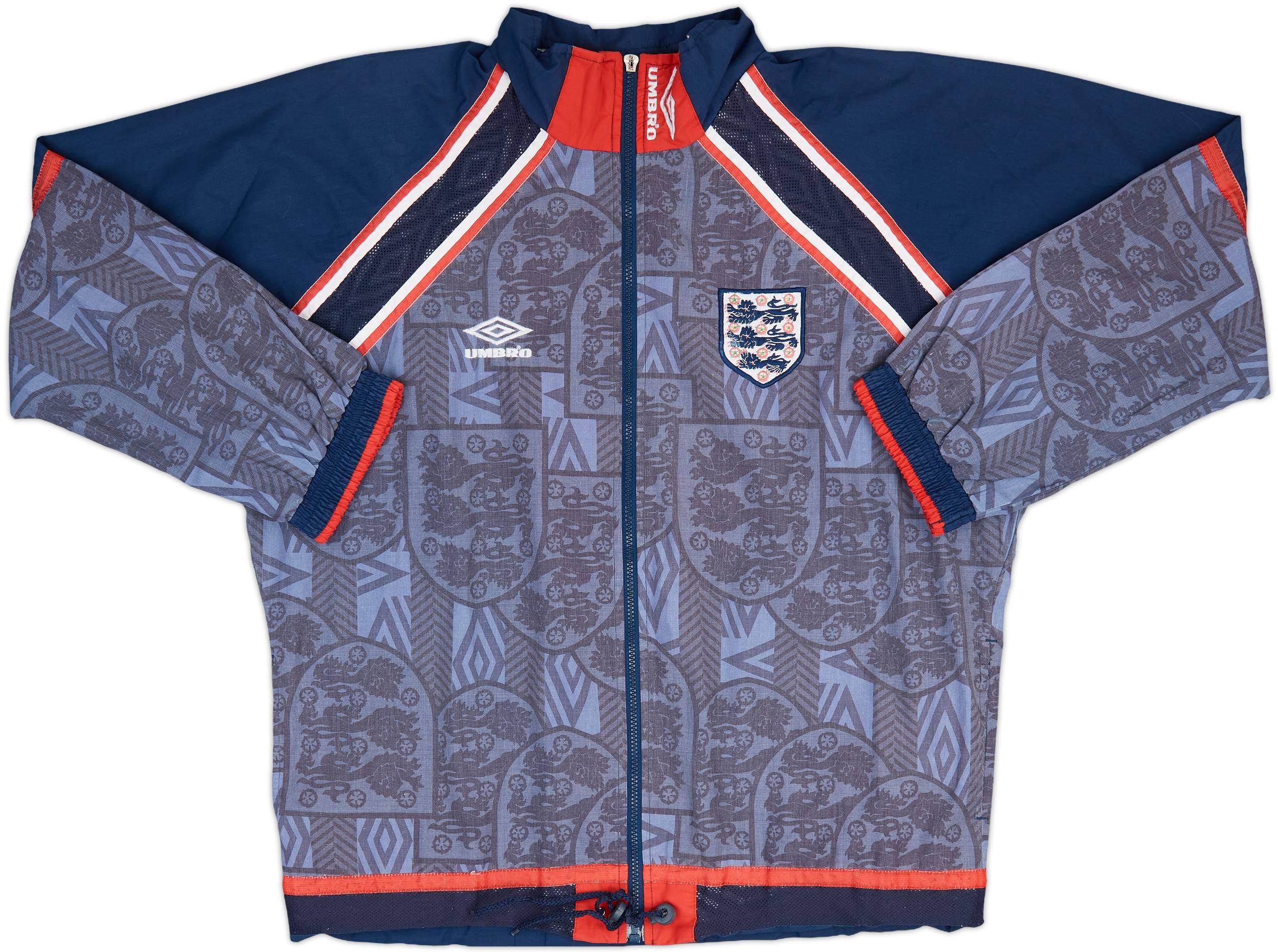 1994-96 England Umbro Track Jacket - 6/10 - (M)