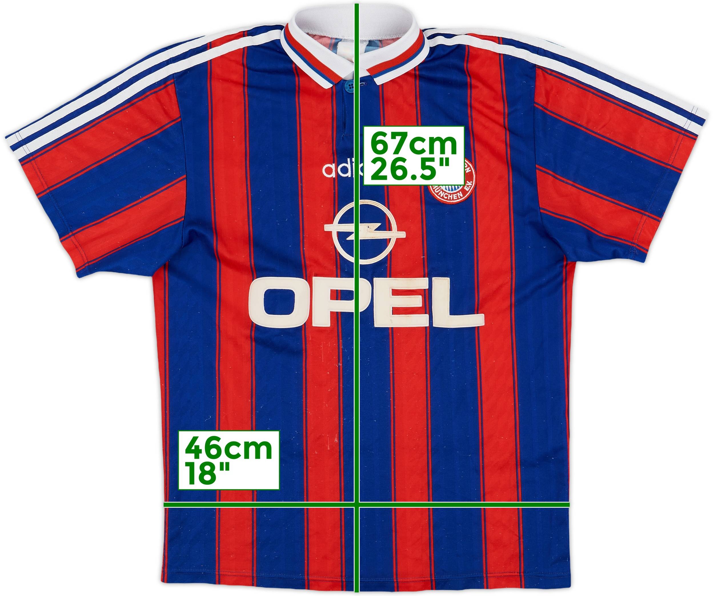 1995-97 Bayern Munich Home Shirt - 4/10 - (S)