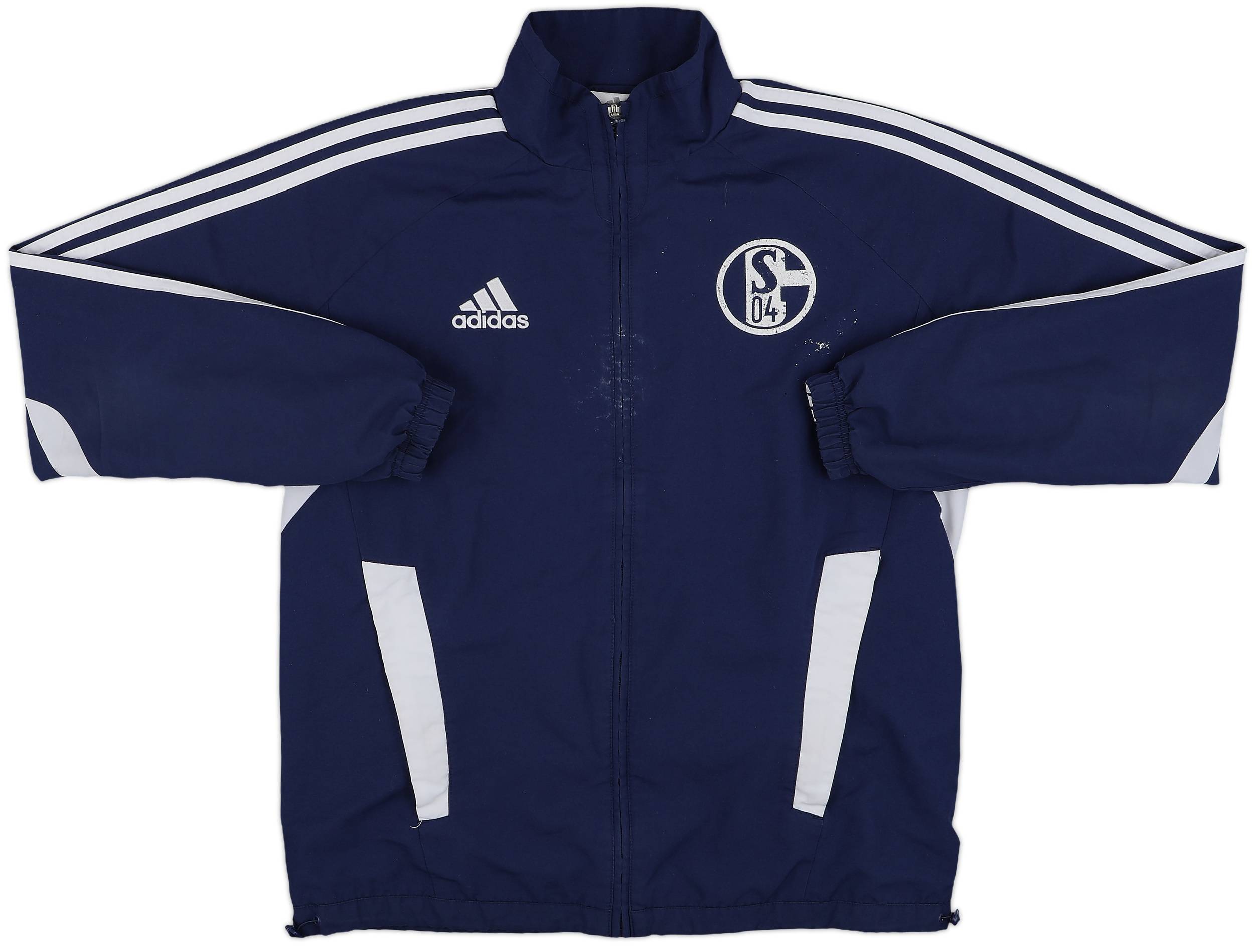 2010-11 Schalke adidas Track Jacket - 5/10 - (S)