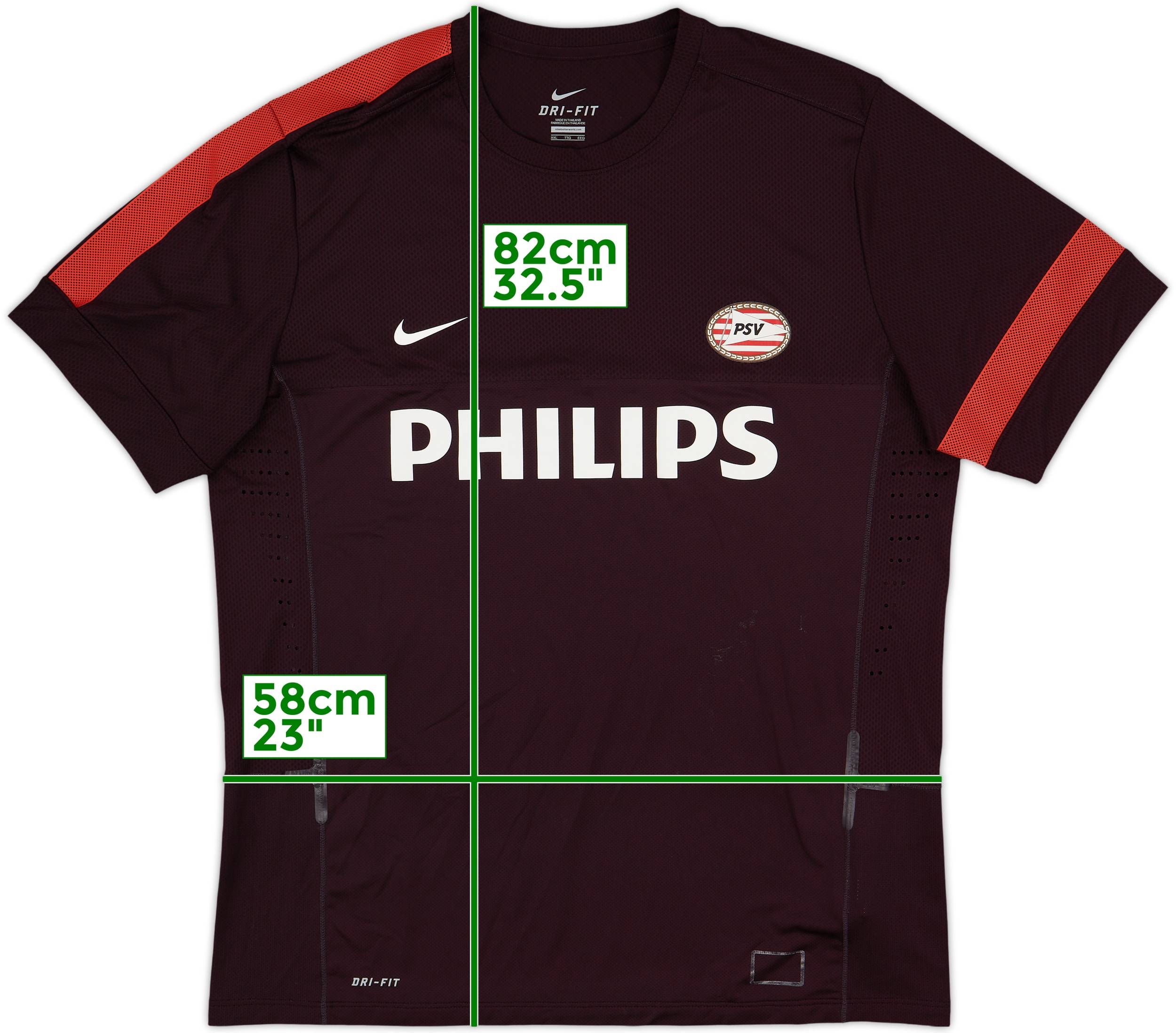 2011-12 PSV Authentic Nike Training Shirt - 7/10 - (XXL)
