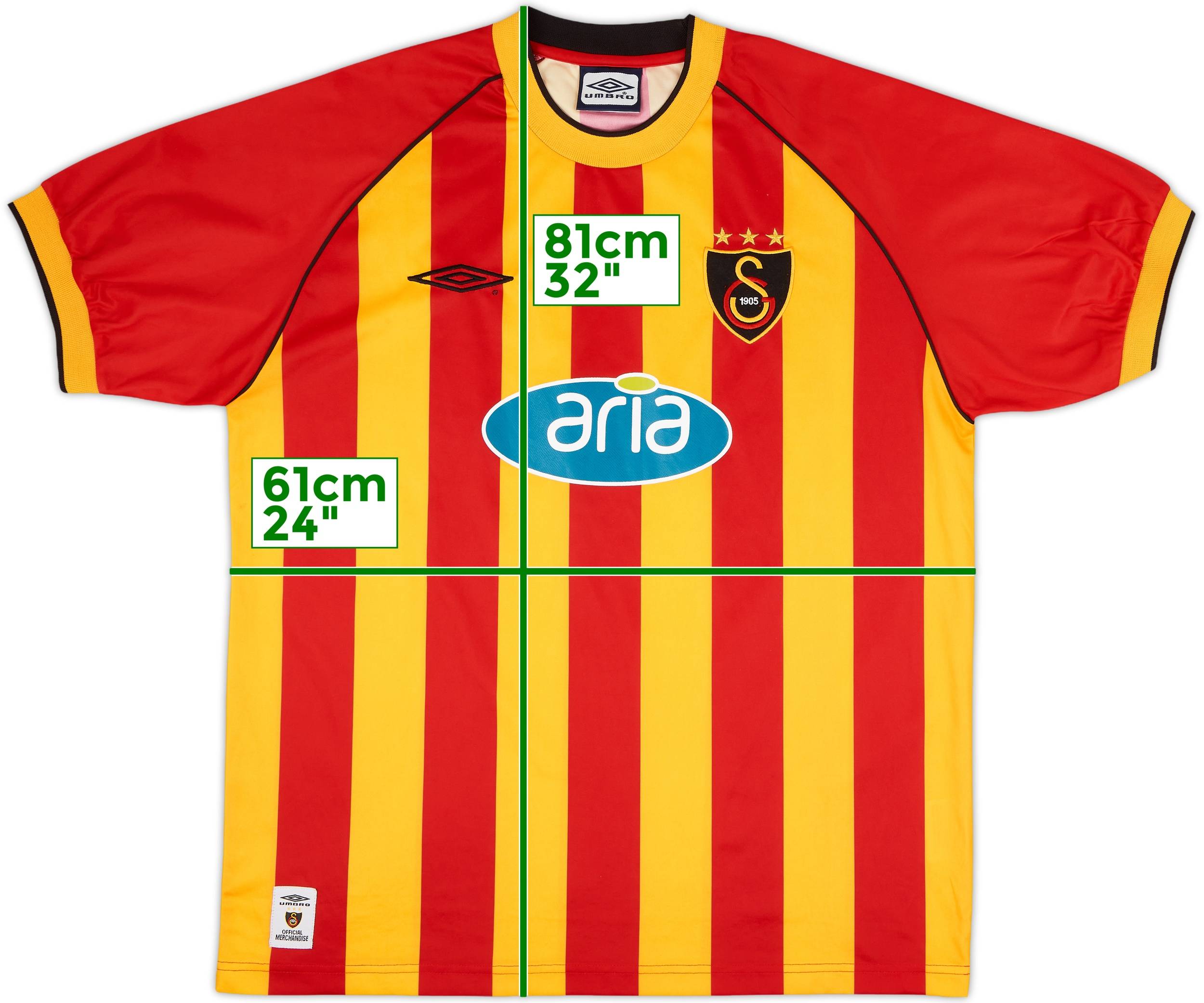 2002-03 Galatasaray Home Shirt - 8/10 - (L)
