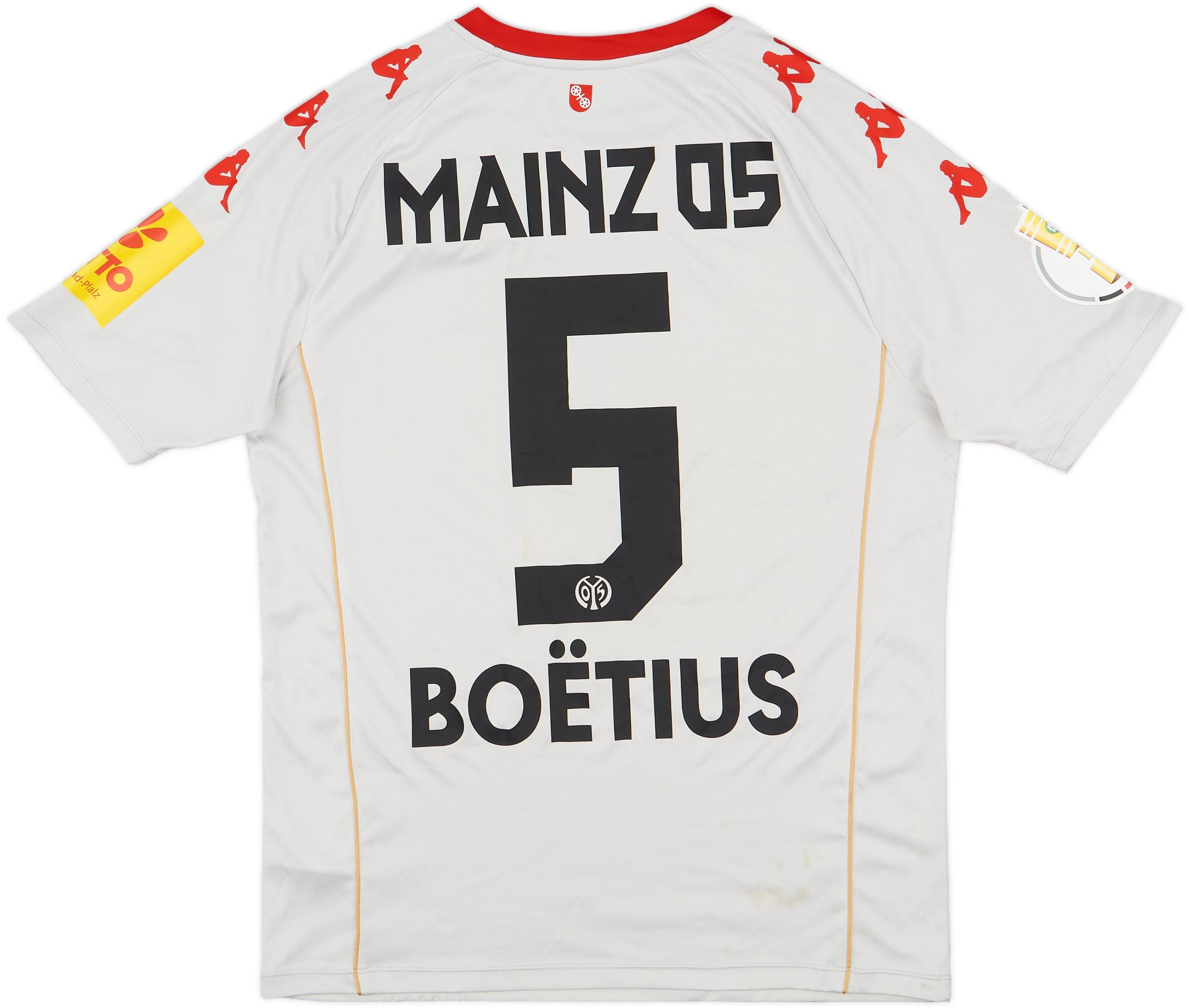 2021-22 FSV Mainz Away Shirt Boetius #5 - 8/10 - (M)
