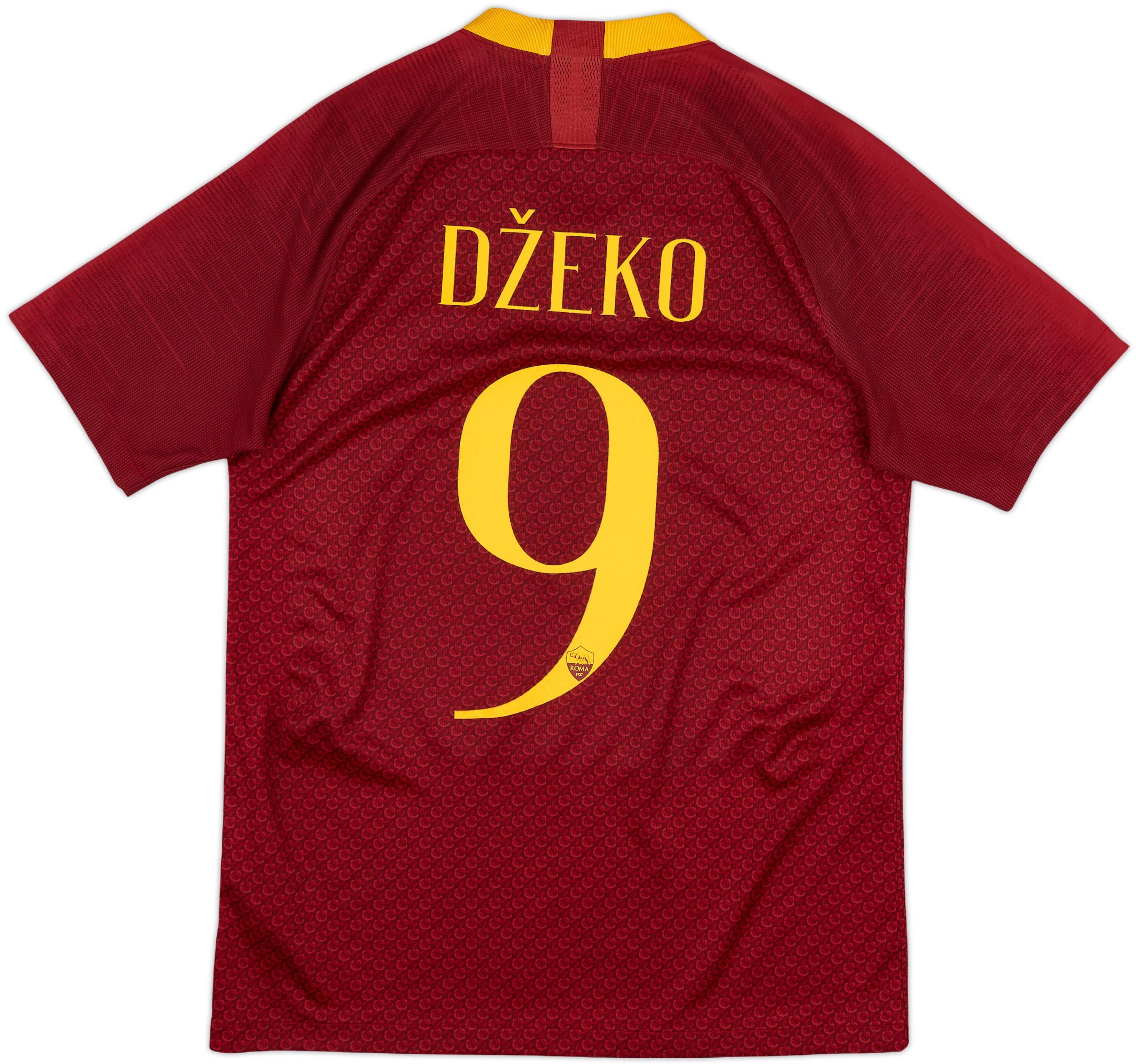 2018-19 Roma Home Shirt Dzeko #9 - 7/10 - (S)