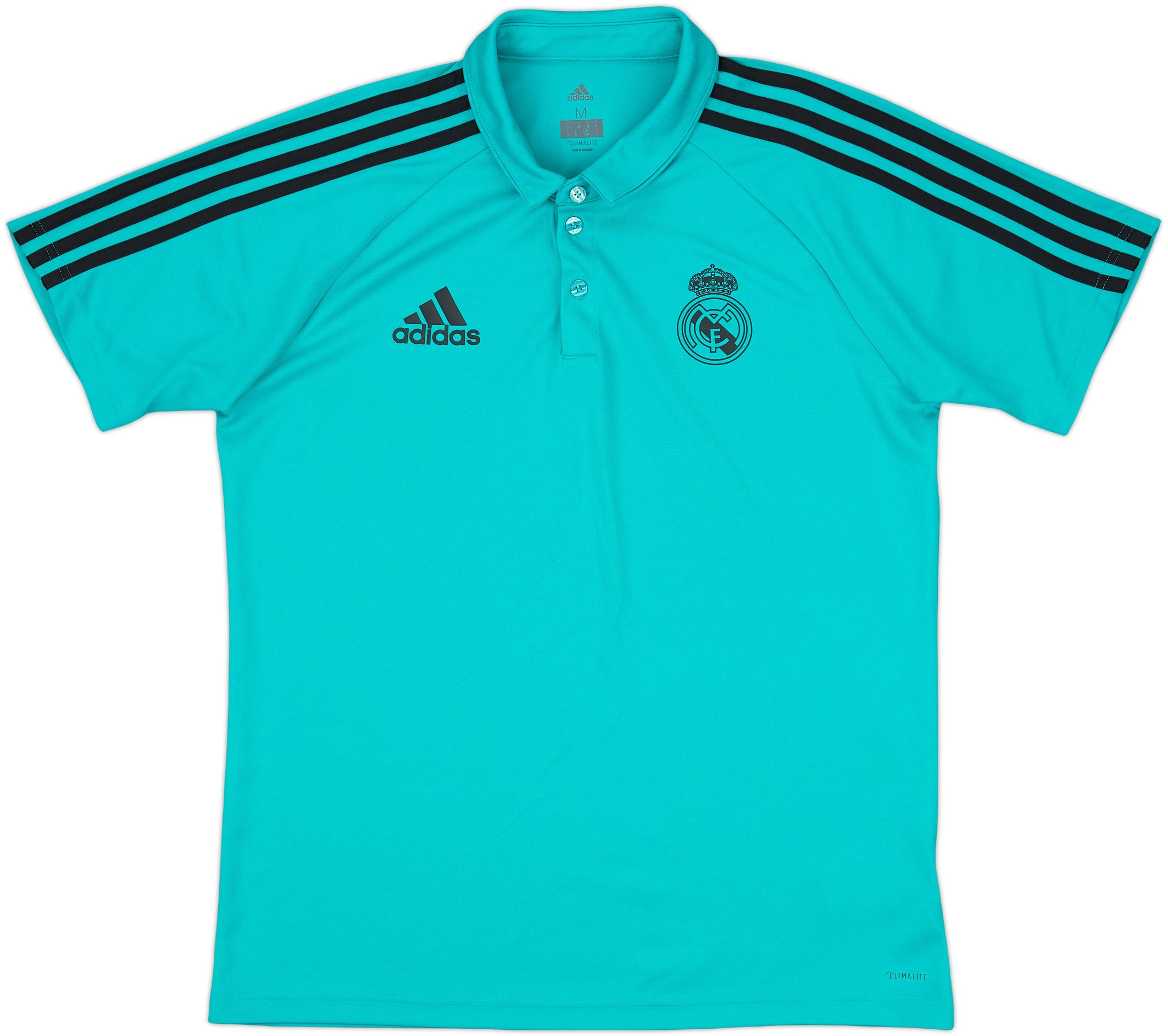 2017-18 Real Madrid adidas Polo Shirt - 9/10 - (M)