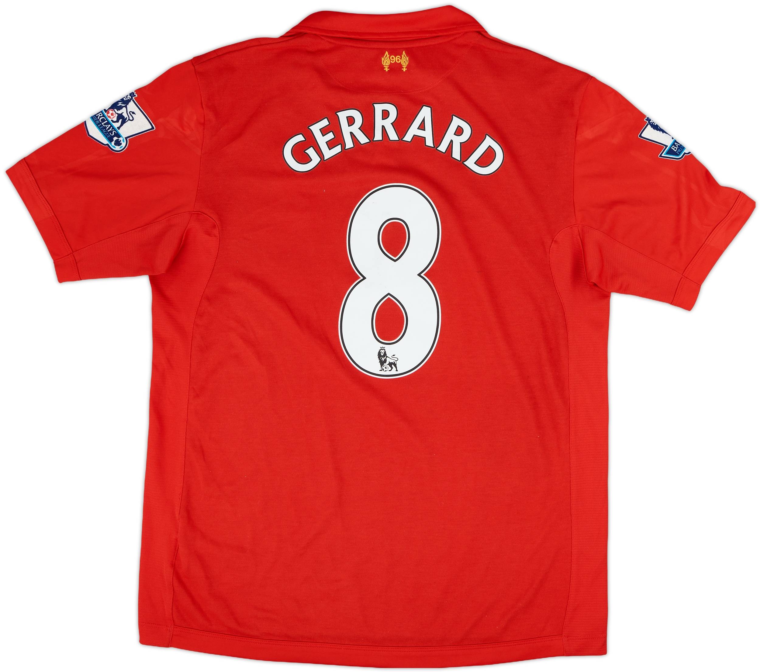 2012-13 Liverpool Home Shirt Gerrard #8 - 5/10 - (L)