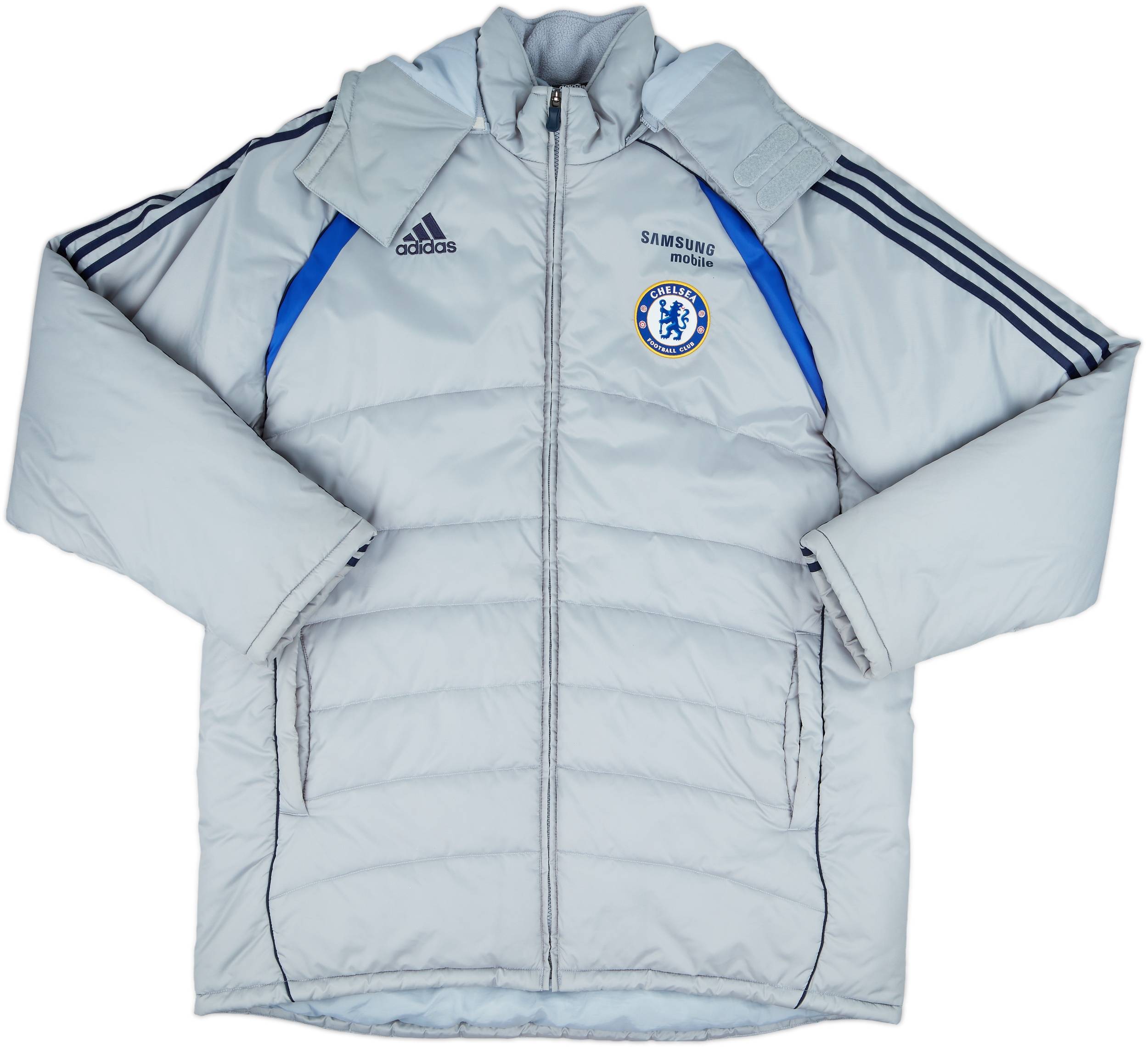 2006-07 Chelsea adidas Padded Bench Coat - 8/10 - (L/XL)