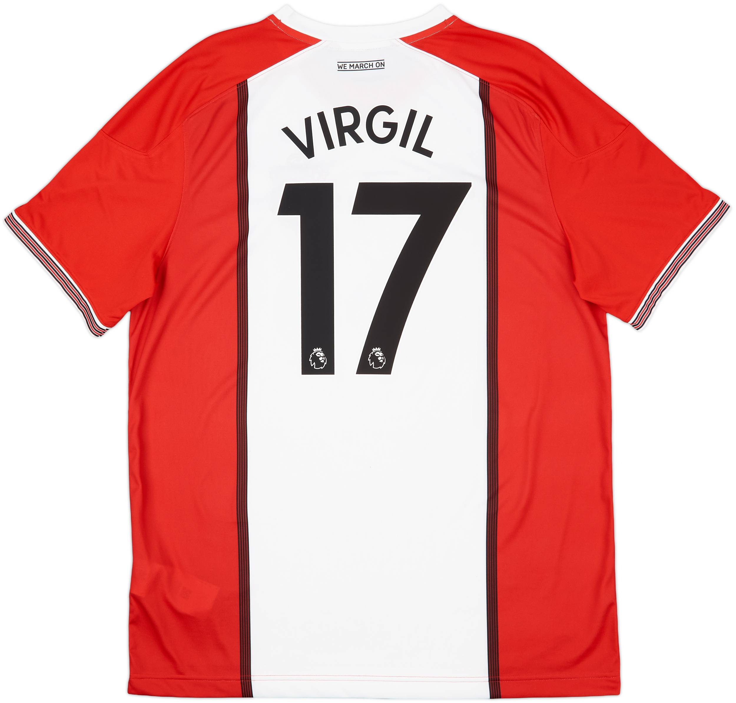 2017-18 Southampton Home Shirt Virgil #17 - 8/10 - (XL)