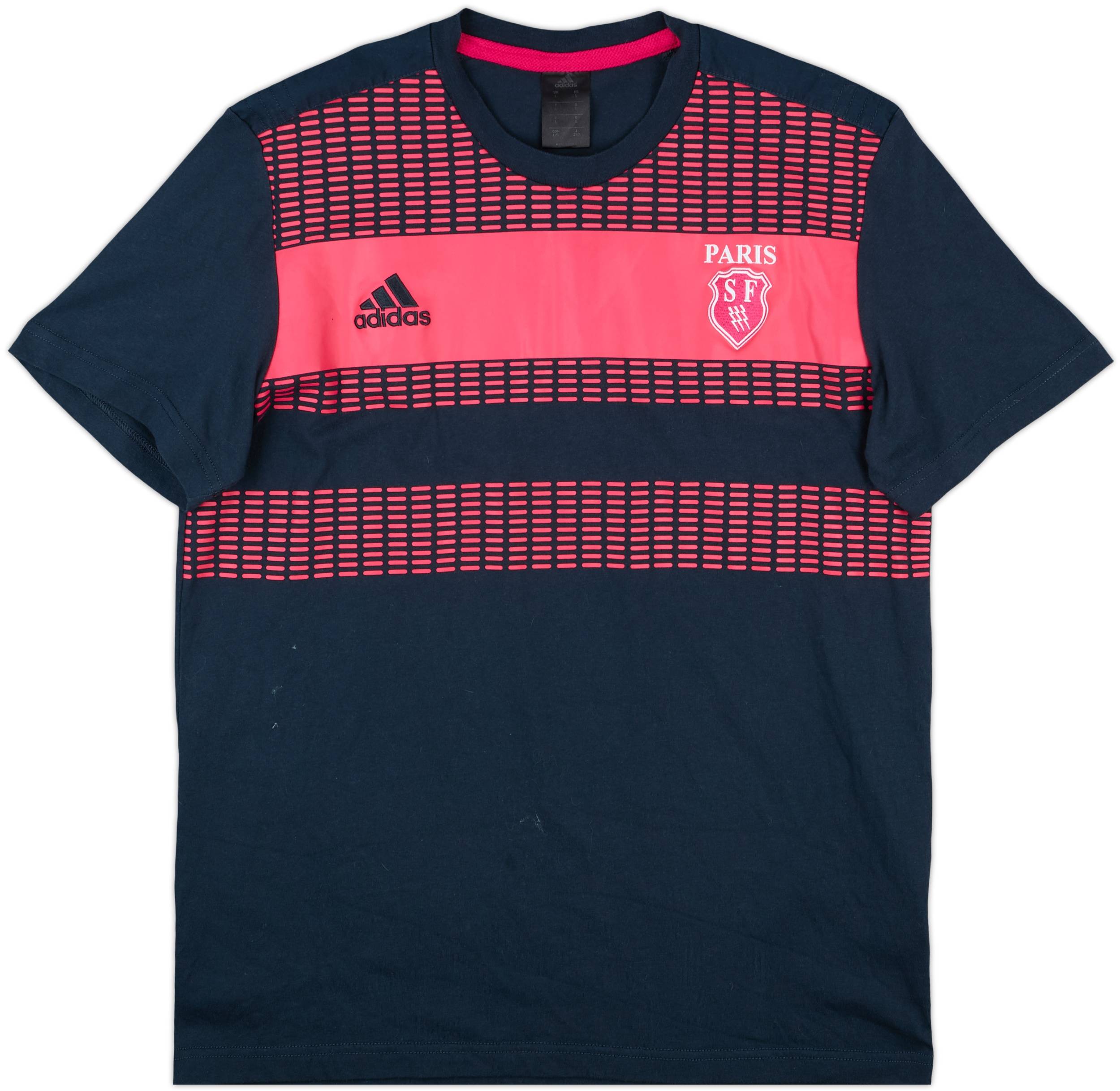 2018 Stade Francais adidas Training Shirt - 6/10 - (L)
