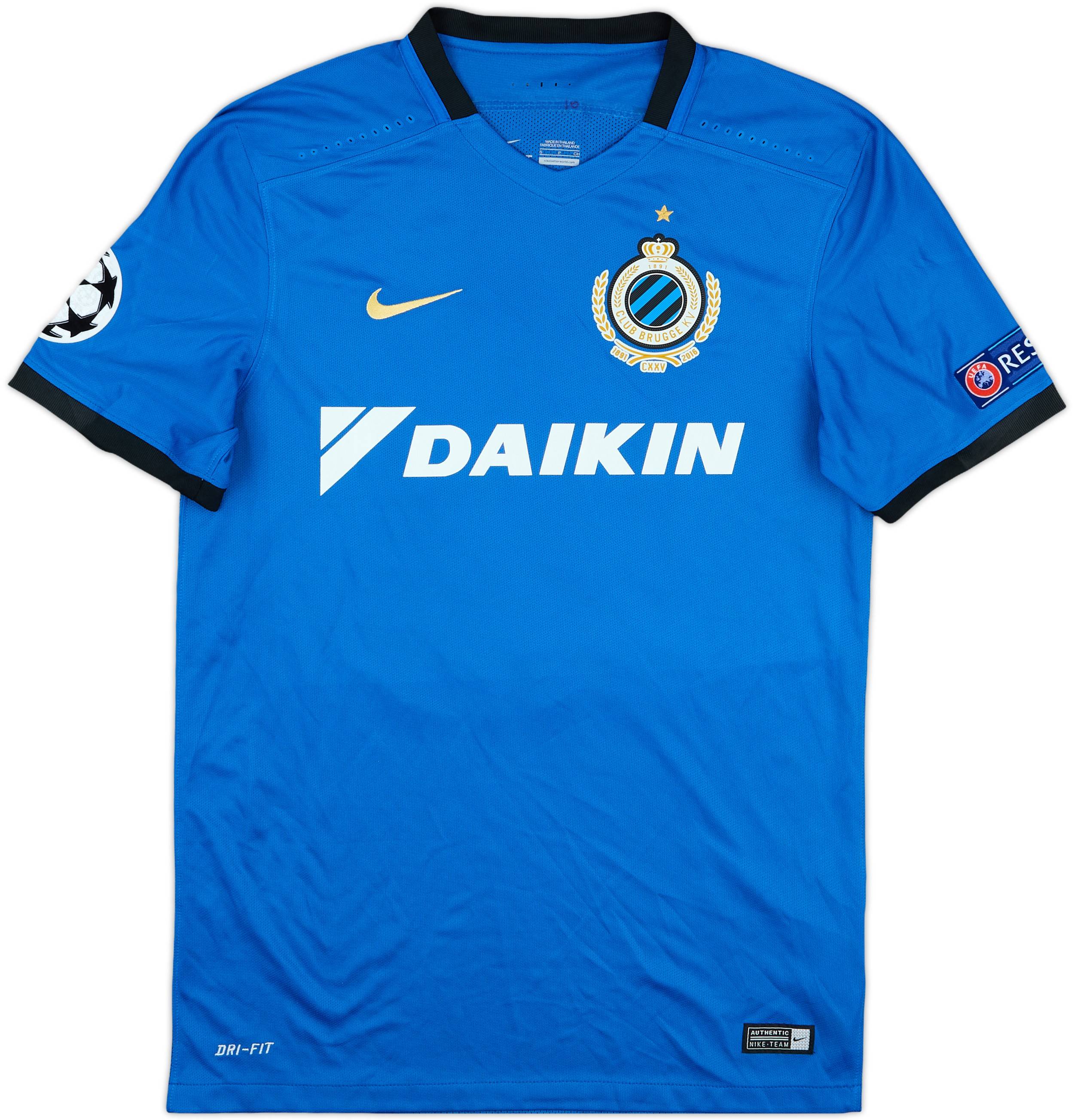 2016-17 Club Brugge Match Issue Champions League Home Shirt Diaby #10 - Main Image