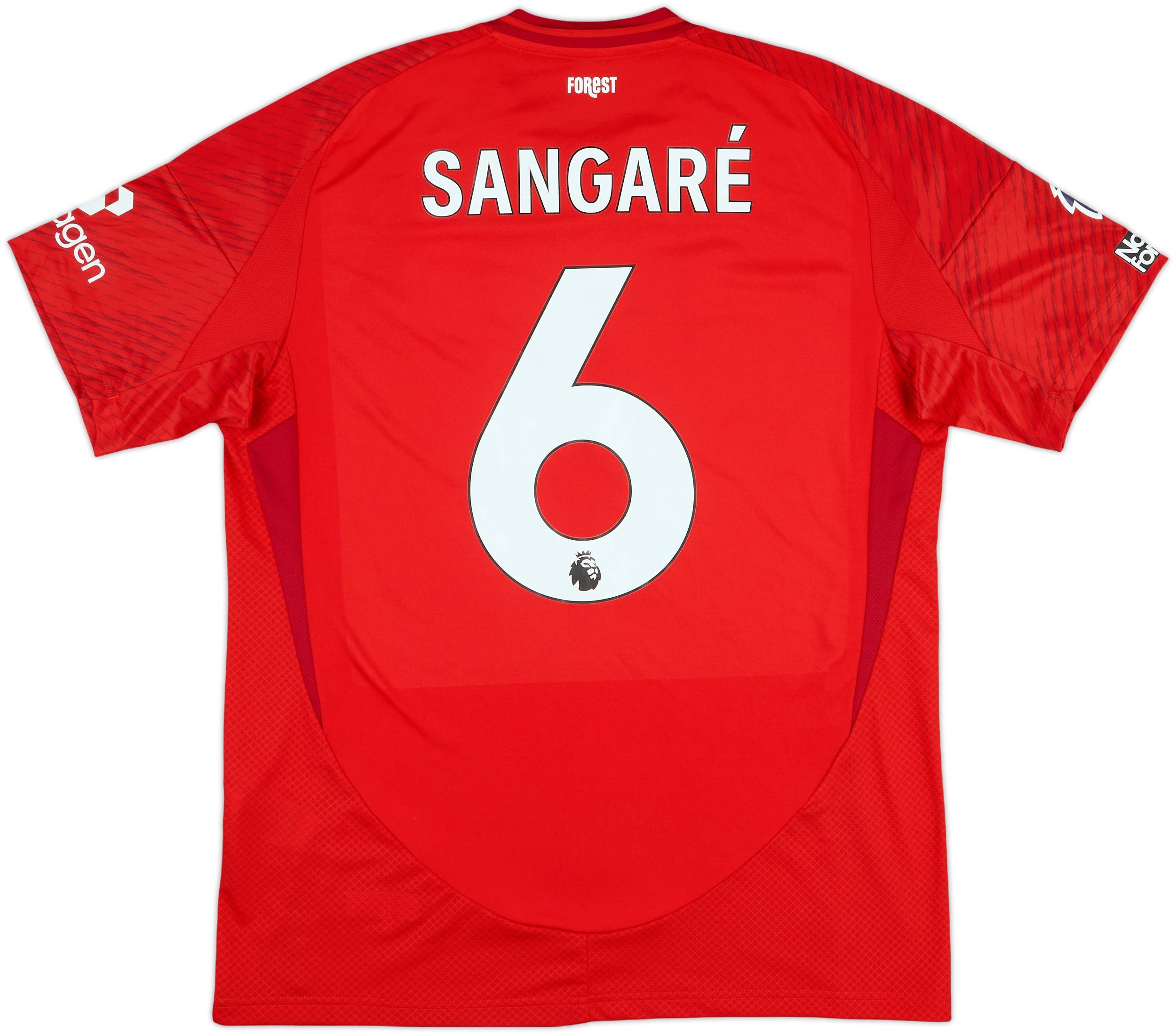 2024-25 Nottingham Forest Match Issue Home Shirt Sangare #6