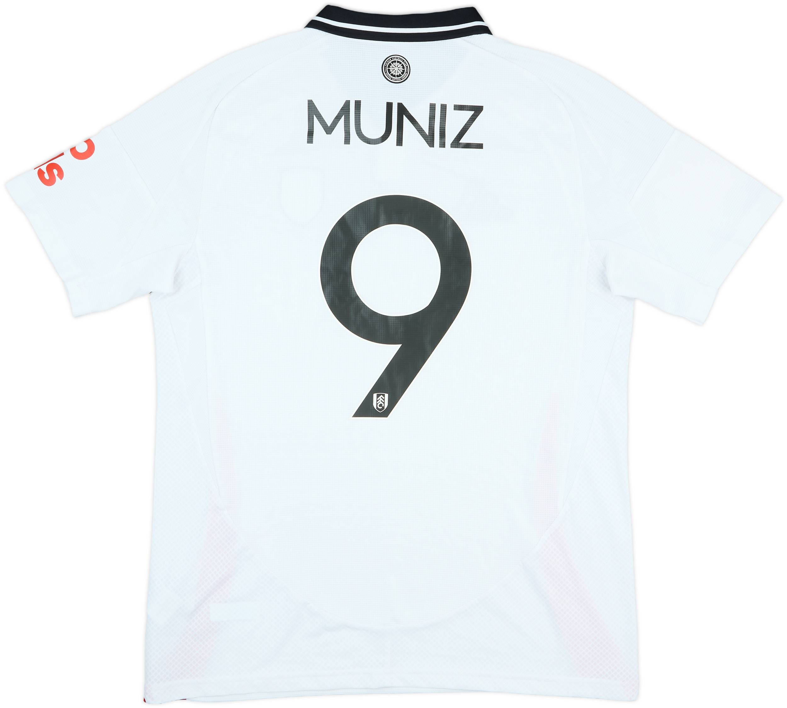 2024-25 Fulham Match Issue FA Cup Home Shirt Muniz #9
