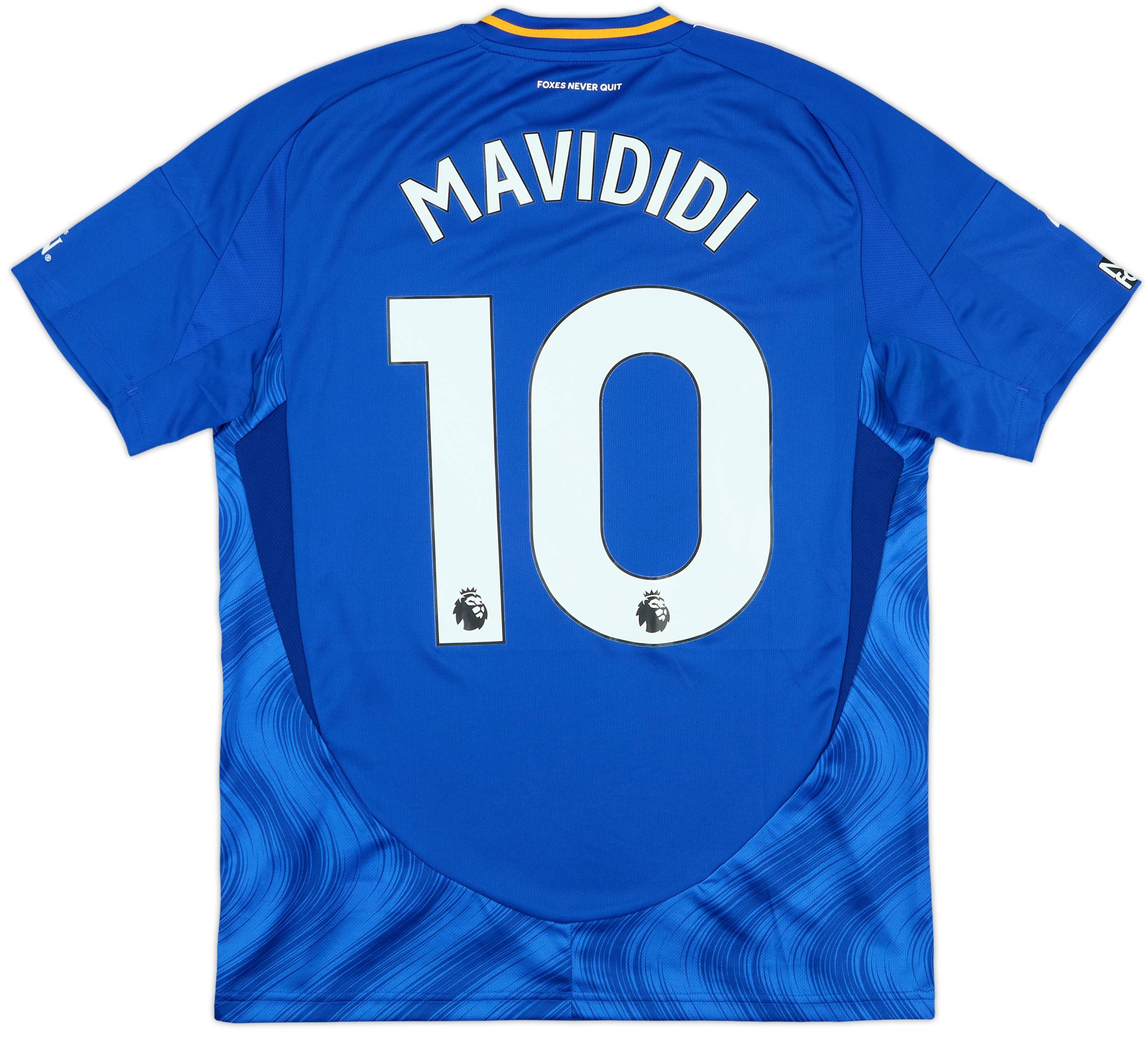 2024-25 Leicester Match Issue Home Shirt Mavididi #10