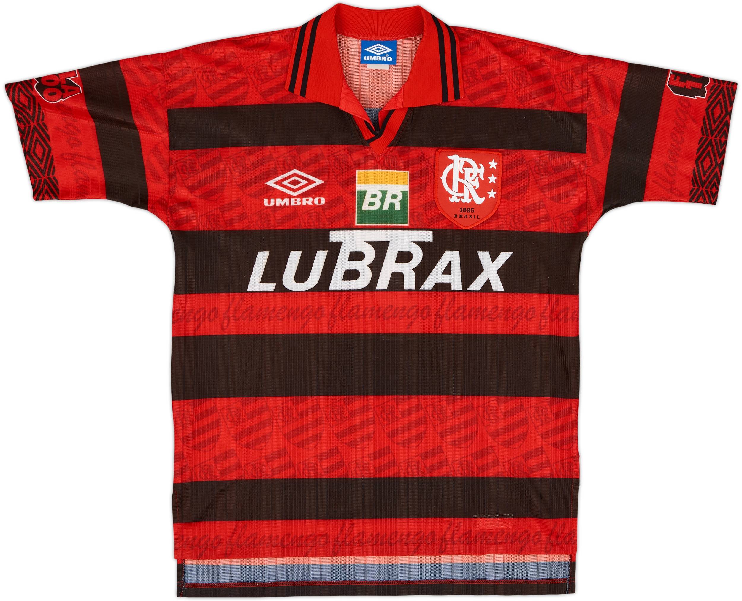 1995-96 Flamengo Centenary Home Shirt #7 - 9/10 - (L)