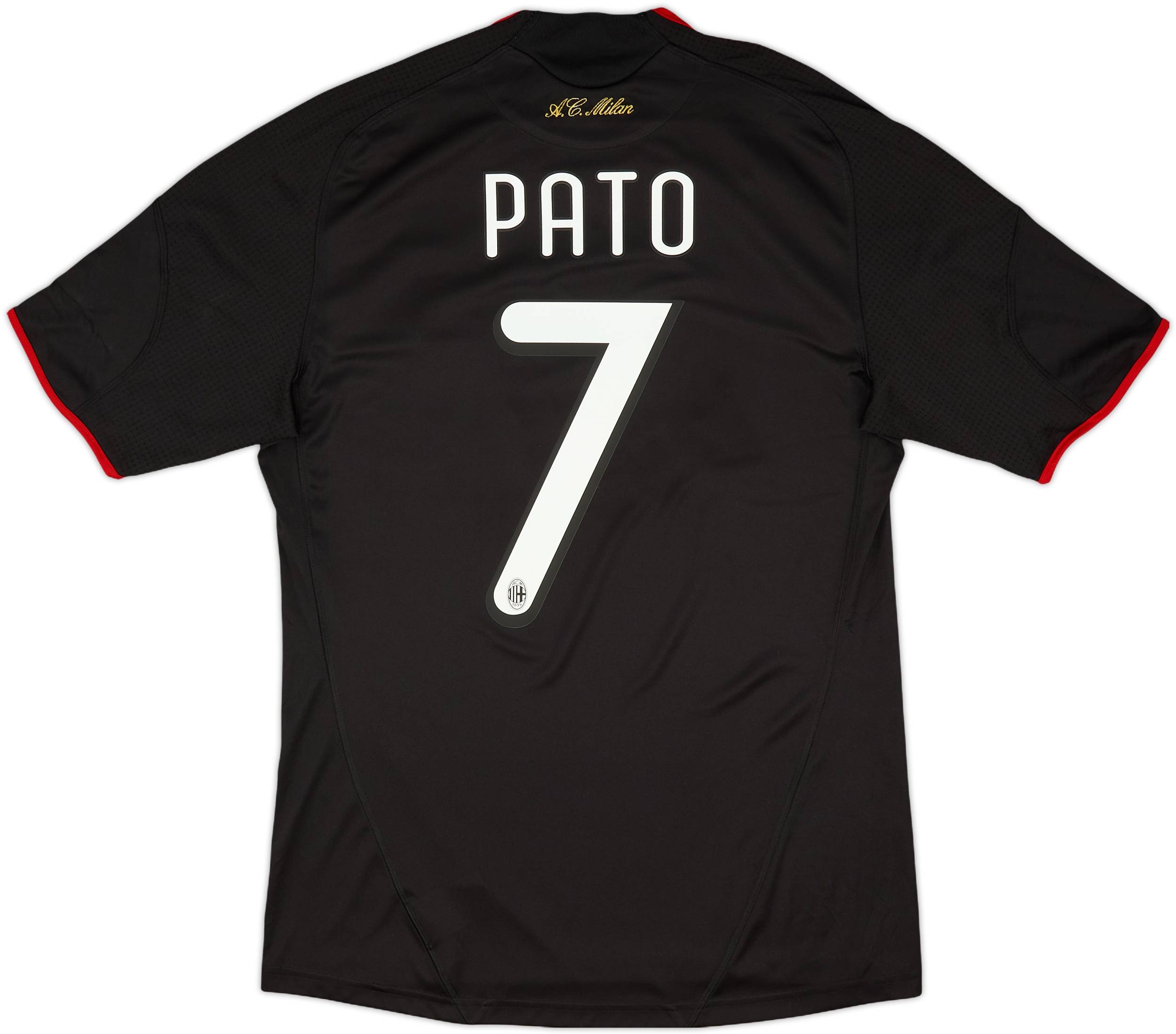 2009-10 AC Milan Third Shirt Pato #7 - 8/10 - (M)