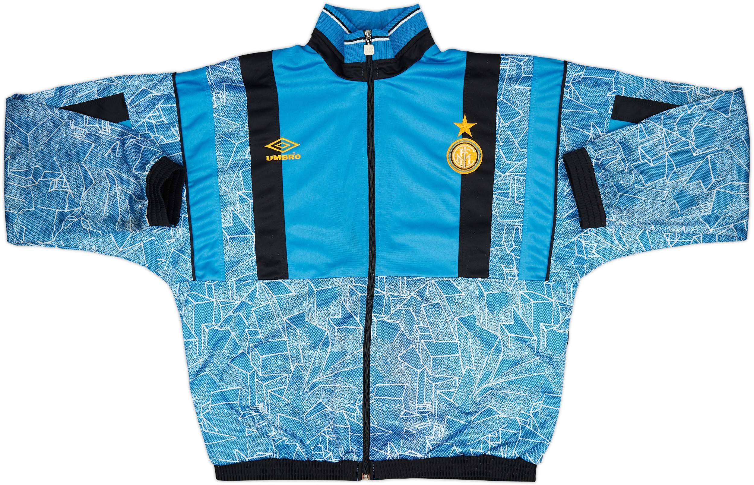 1995-96 Inter Milan Umbro Track Jacket - 8/10 - (L)
