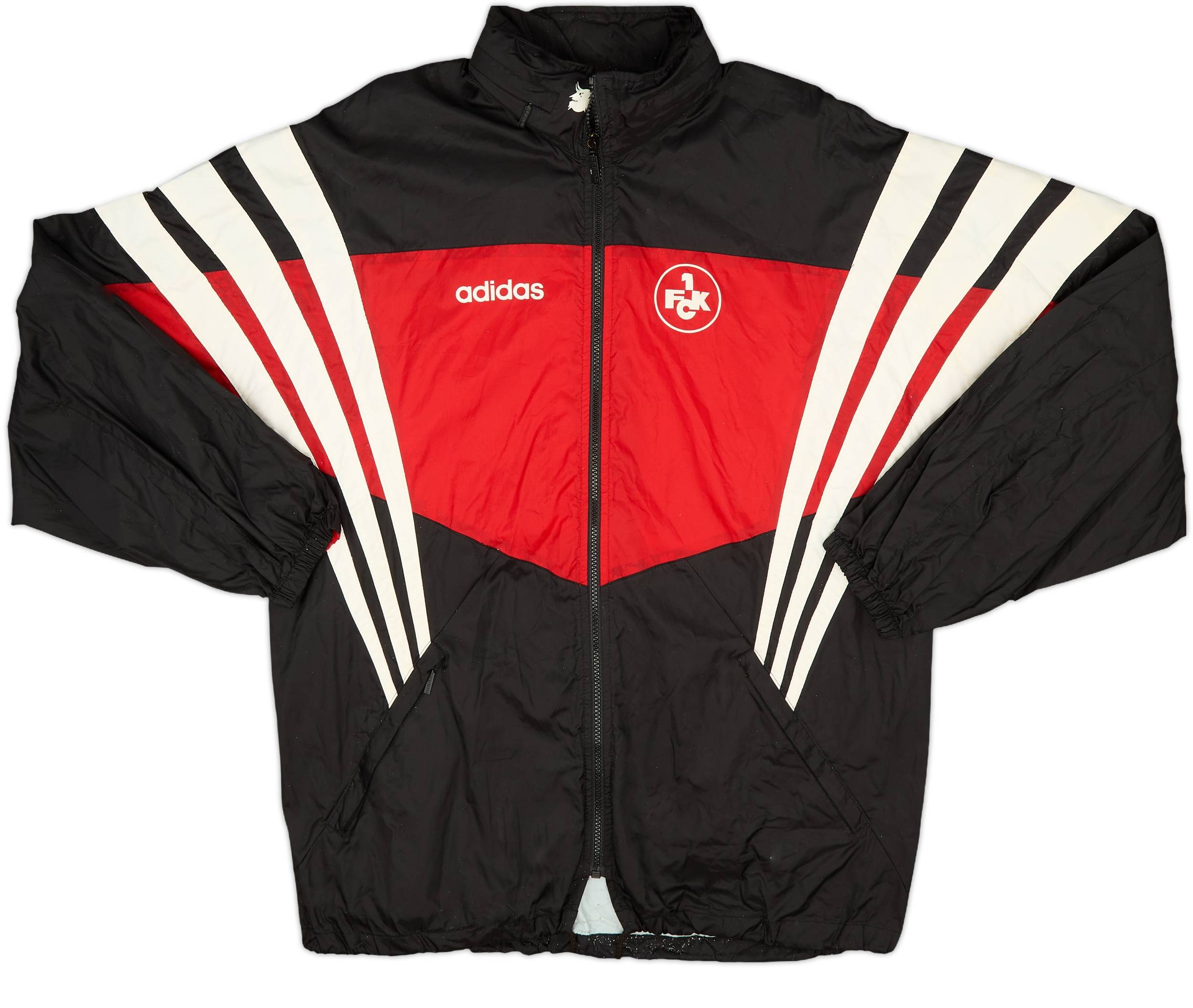 1996-97 Kaiserslautern adidas Hooded Rain Jacket - 5/10 - (M/L)