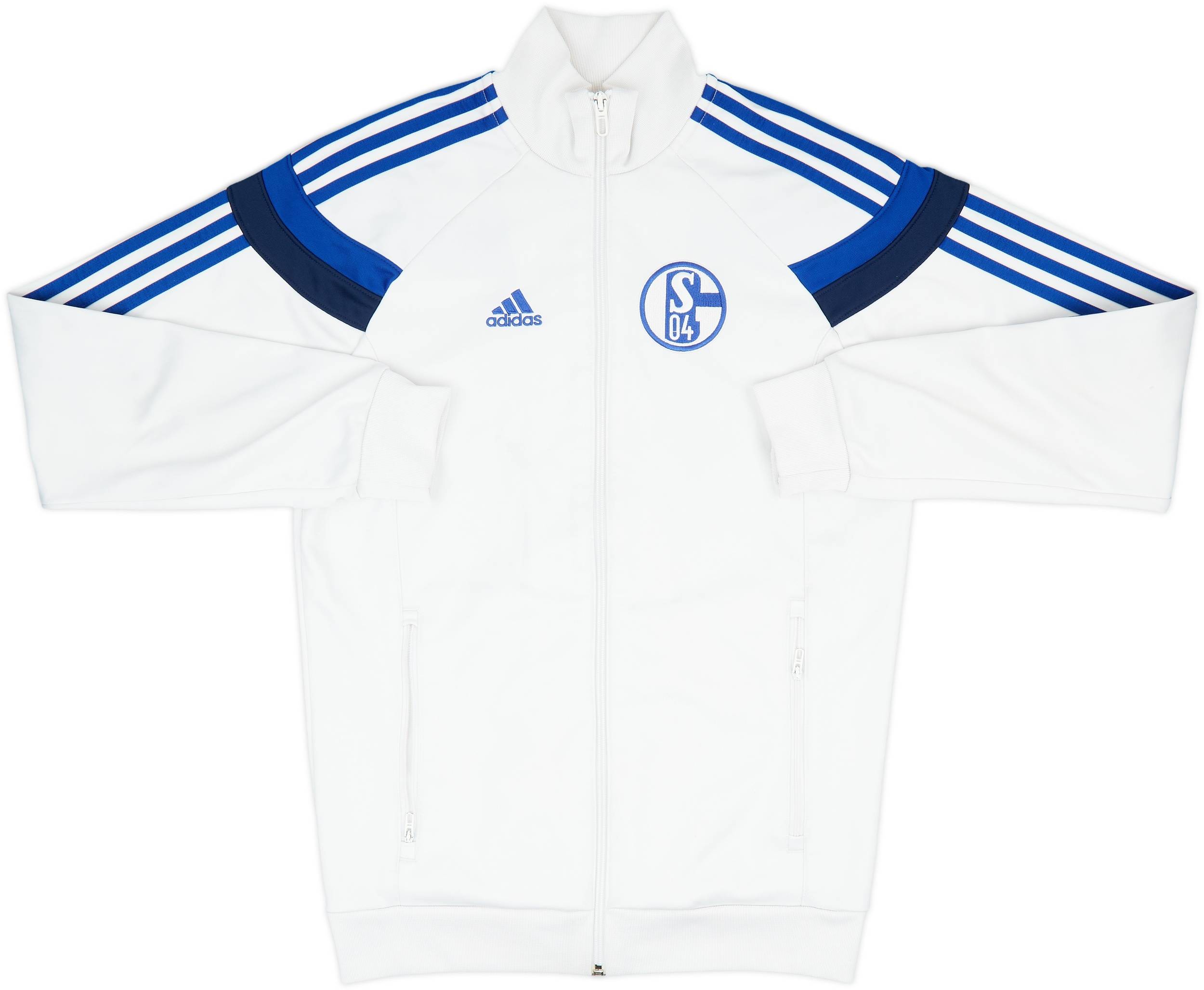 2014-15 Schalke adidas Track Jacket - 7/10 - (XS)