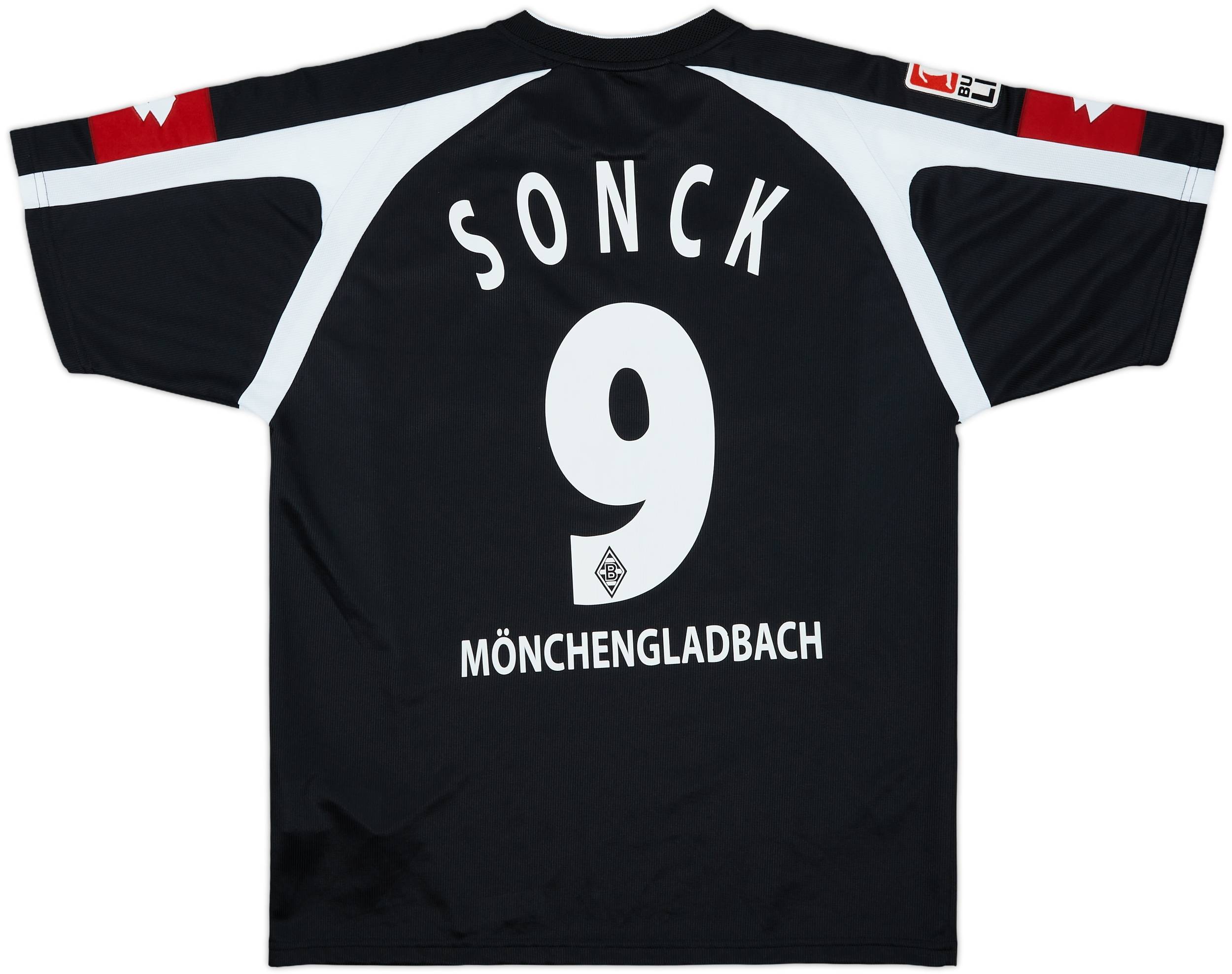 2005-07 Borussia Monchengladbach Away Shirt Sonck #9 - 7/10 - (L)