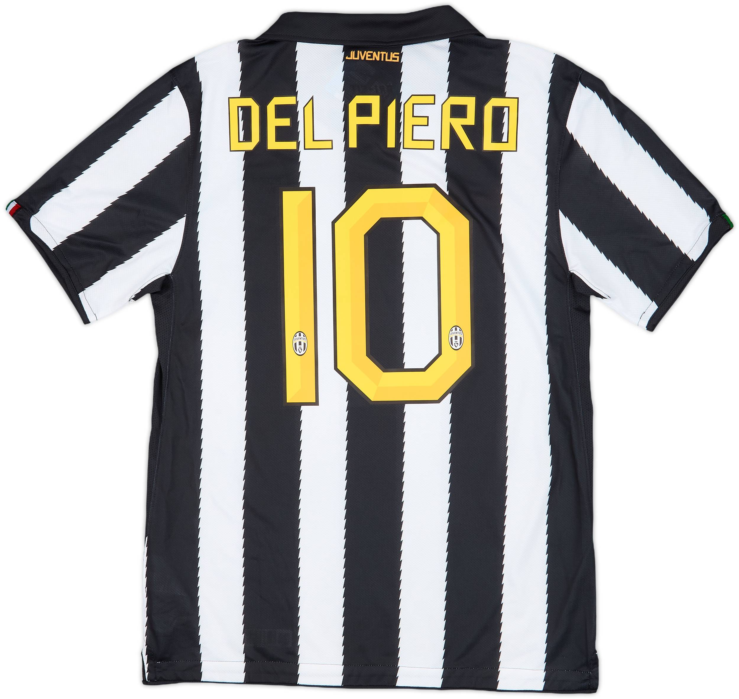 ウェア vintage Juventus 2010-2011 soccer shirt 2010-11 Juventus Home Shirt Del Piero #10 (M)