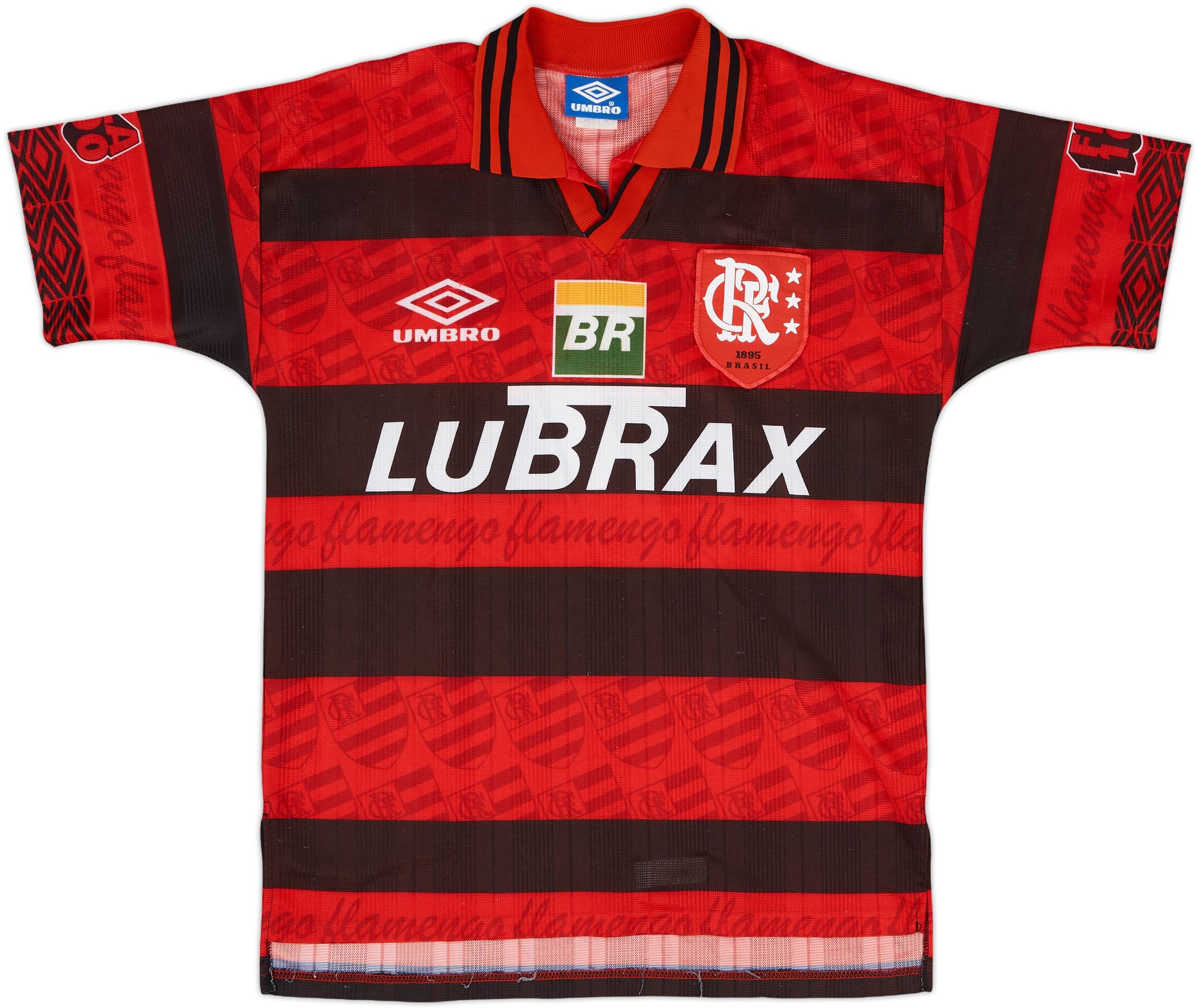 1995-96 Flamengo Centenary Home Shirt #7 - 8/10 - (M)