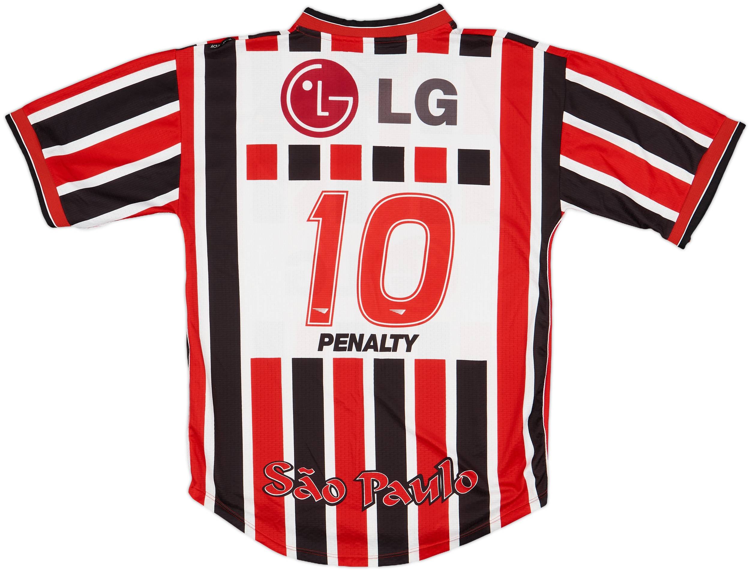 2001-02 Sao Paulo Away Shirt #10 - 7/10 - (M)