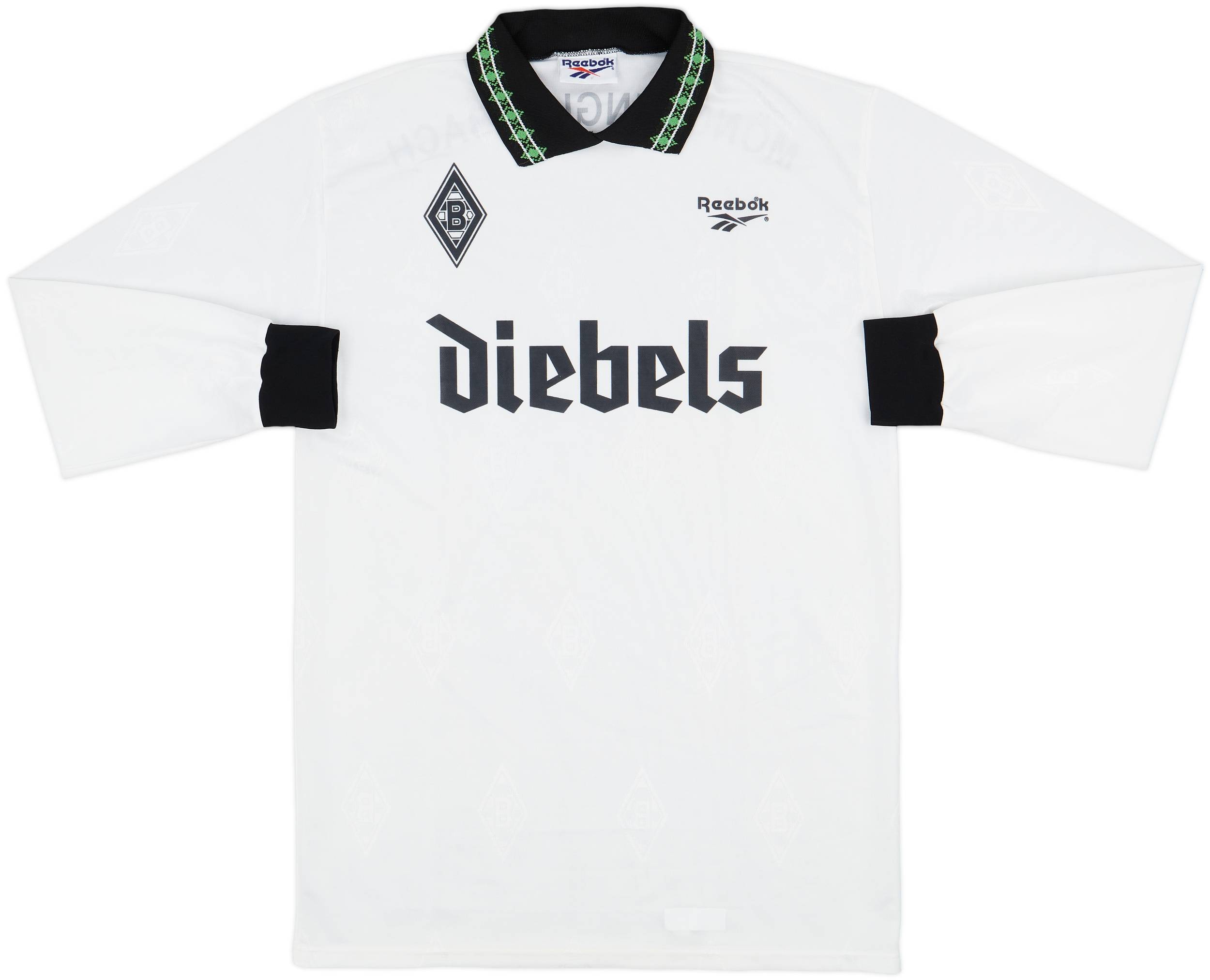 1995-96 Borussia Monchengladbach Home L/S Shirt - 8/10 - (M)