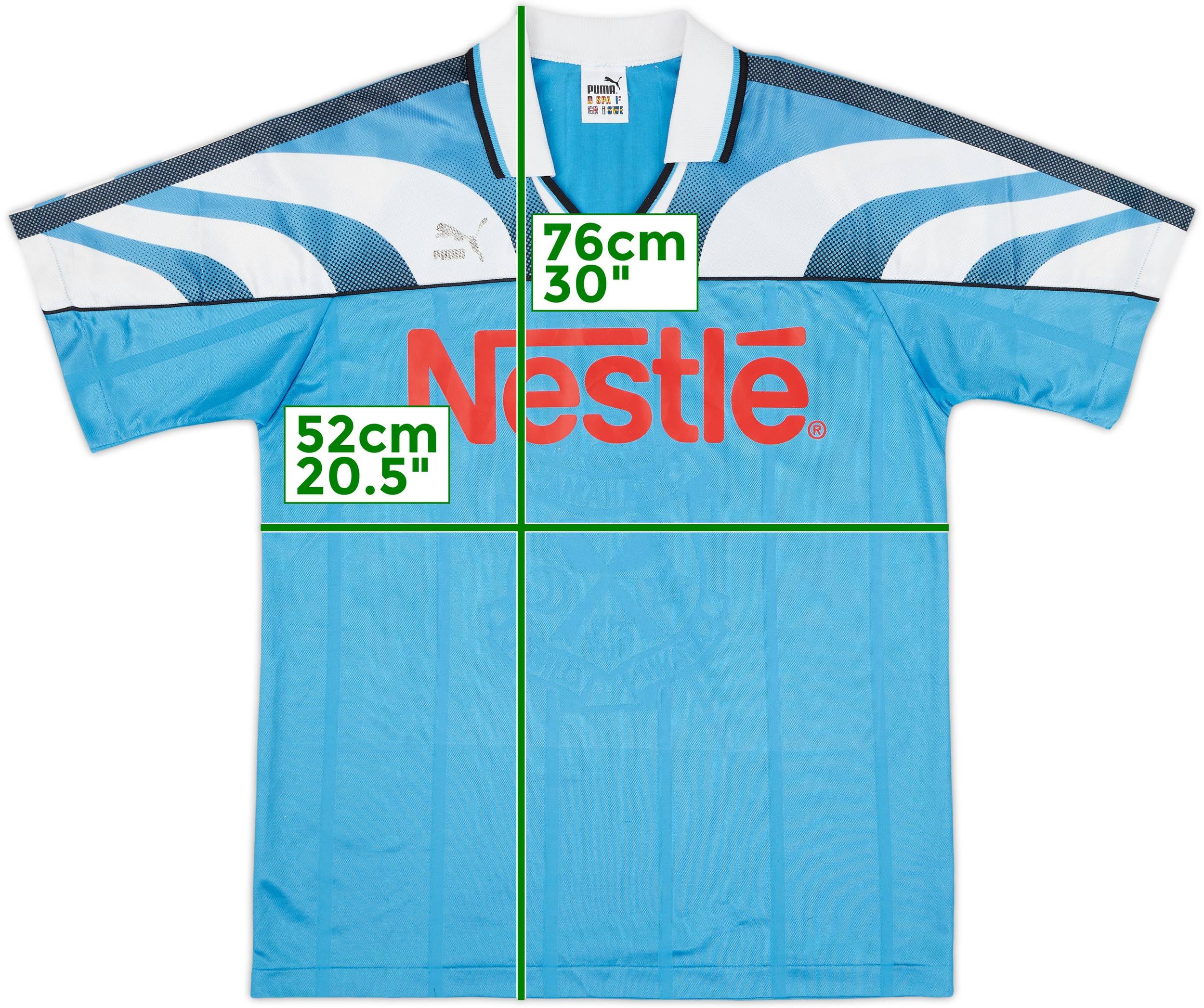 Jubilo Iwata サッカーシャツ 90年代　サイズＬ 1997 Jubilo Iwata Home Shirt - 5/10 - (L)