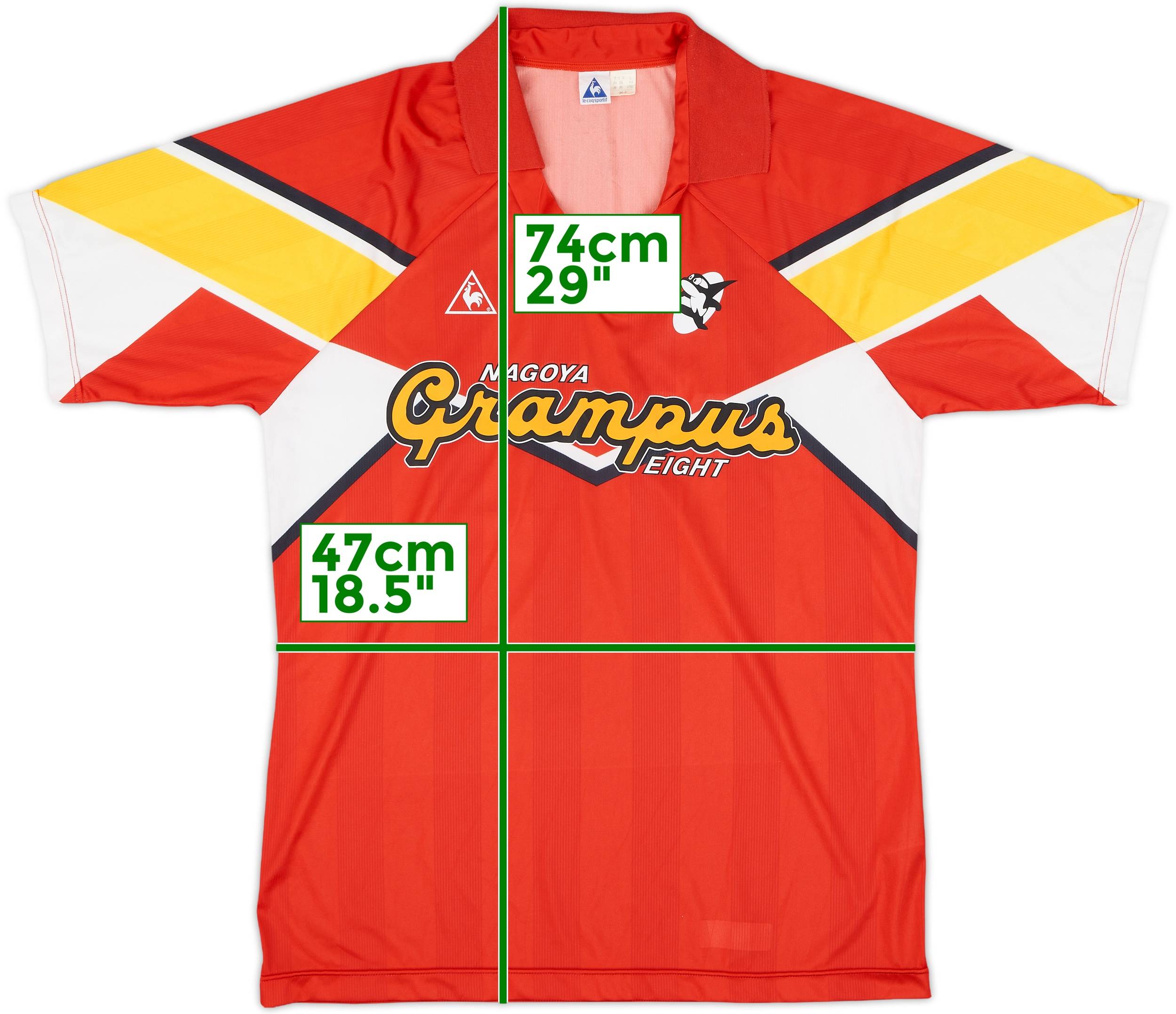 1992 Nagoya Grampus Eight Home Shirt - 6/10 - (M/L)