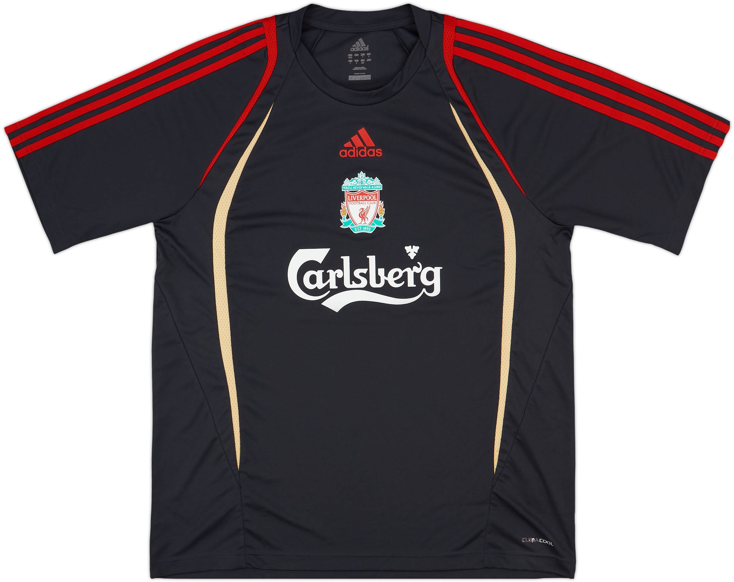 2009-10 Liverpool adidas Training Shirt - 9/10 - (XL)