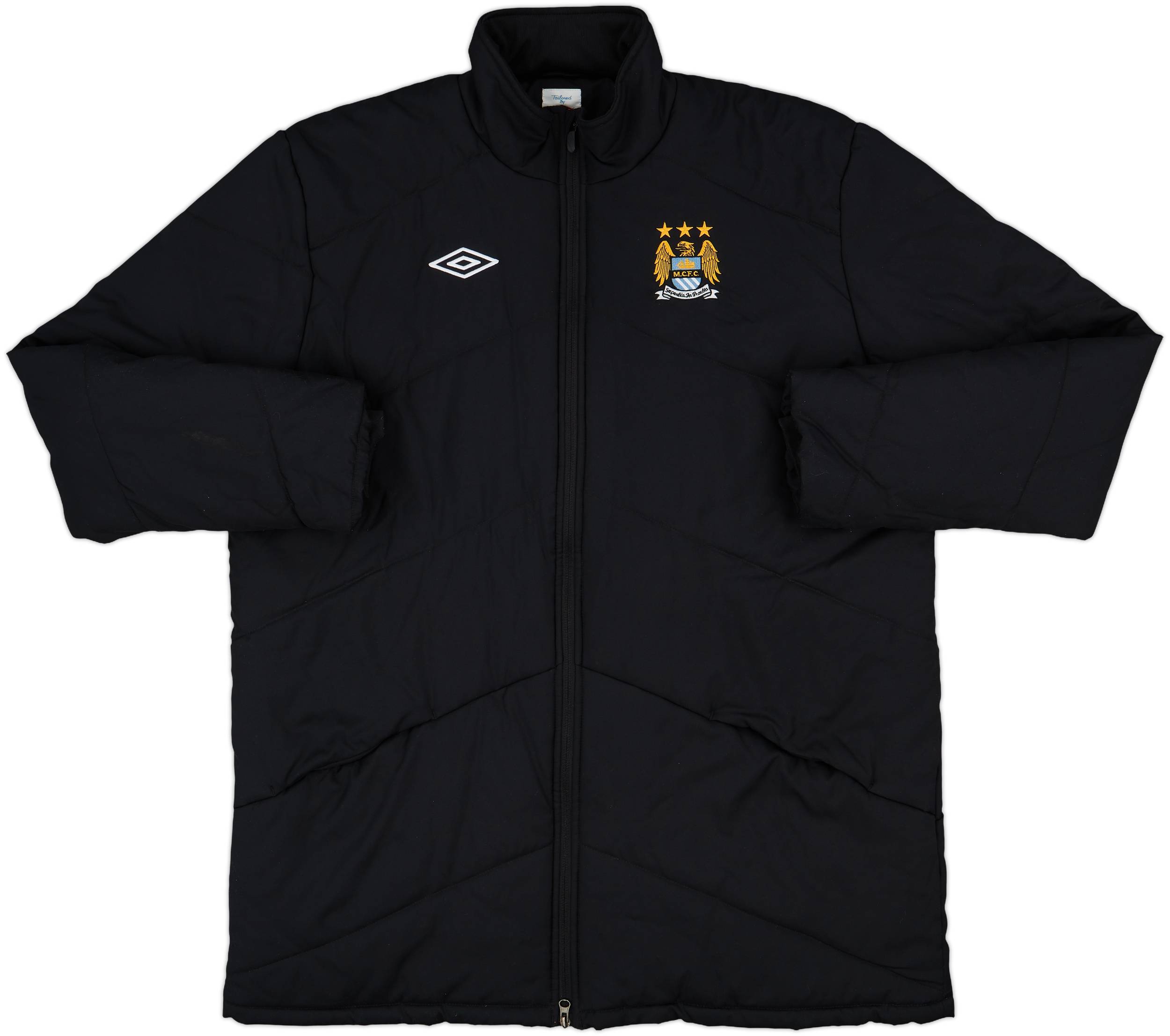2009-10 Manchester City Umbro Padded Bench Coat - 8/10 - (XXL)