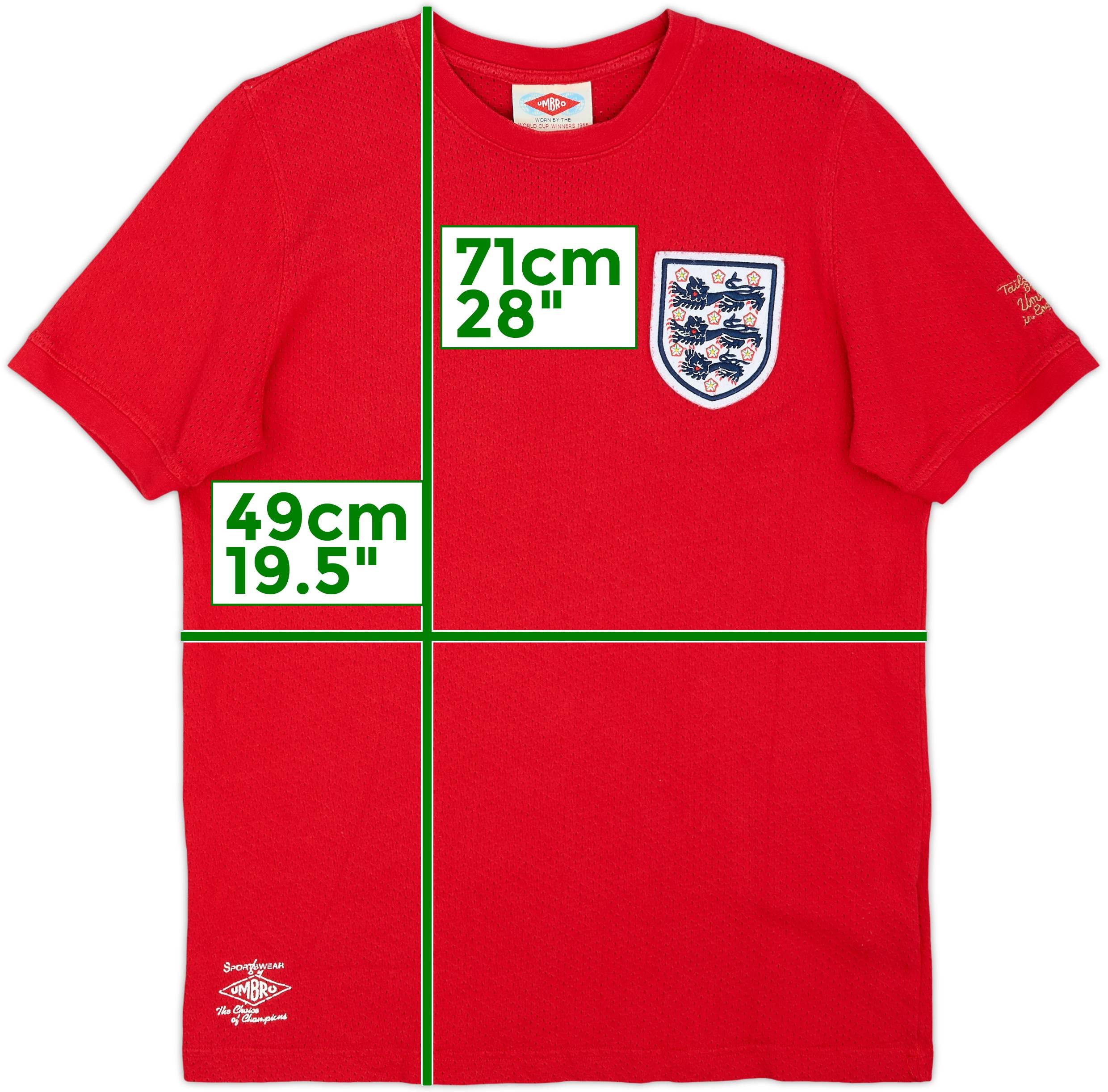 2000s England Umbro Retro '1966' Away Shirt #6 - 10/10 - (M)