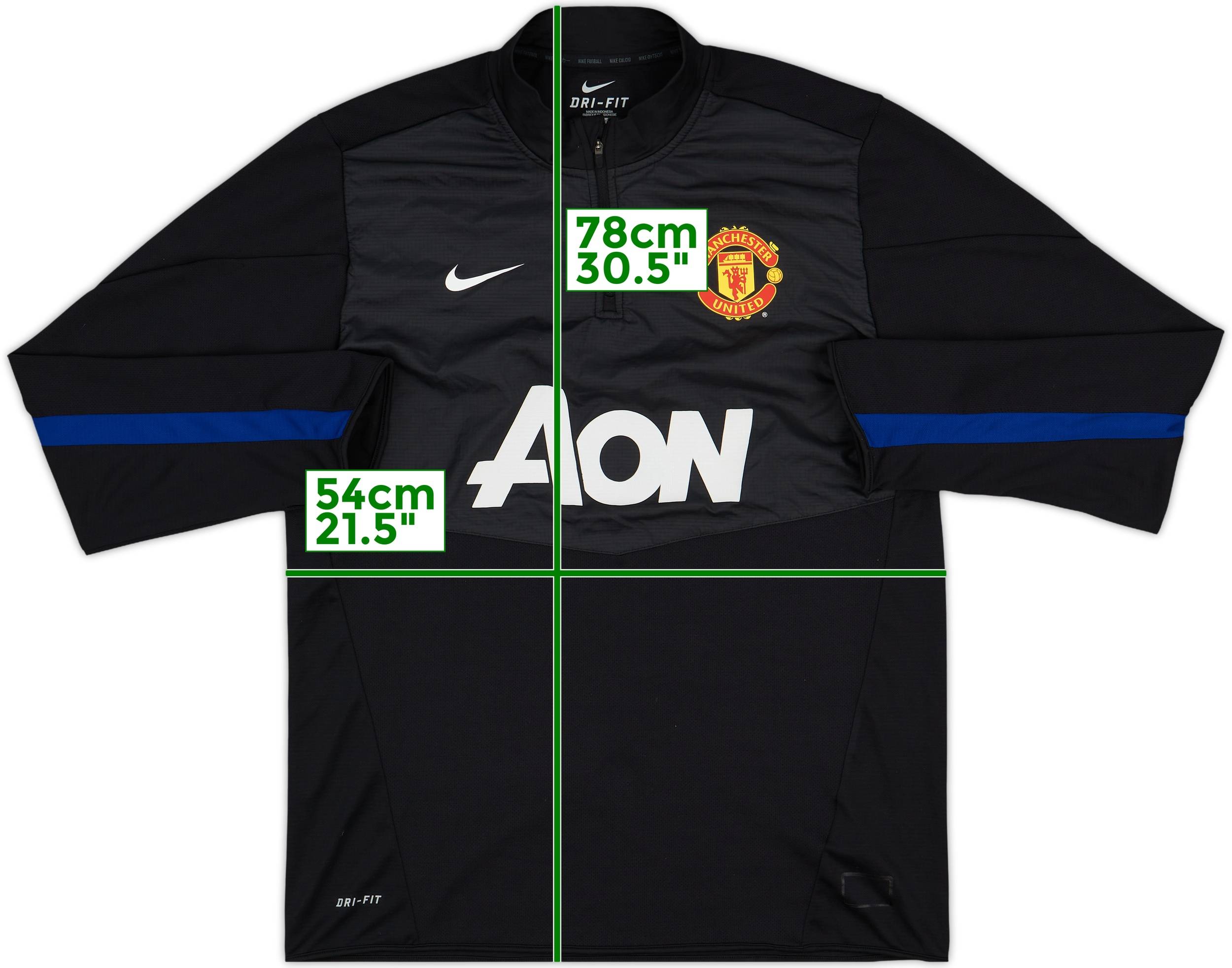 Nike Manchester United ドリルトップ　00s 2002-04 Manchester United Nike L/S Training Top - 8/10 - (M)