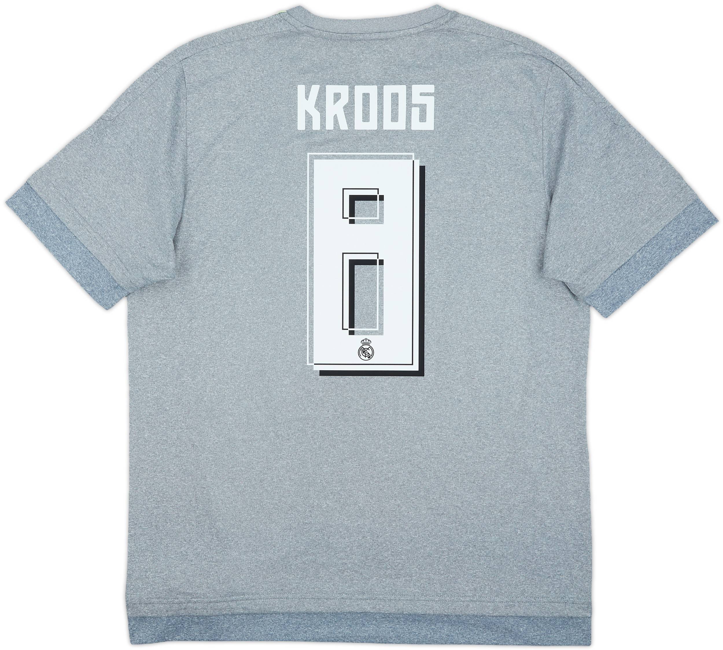 2015-16 Real Madrid Away Shirt Kroos #8 - 9/10 - (L)