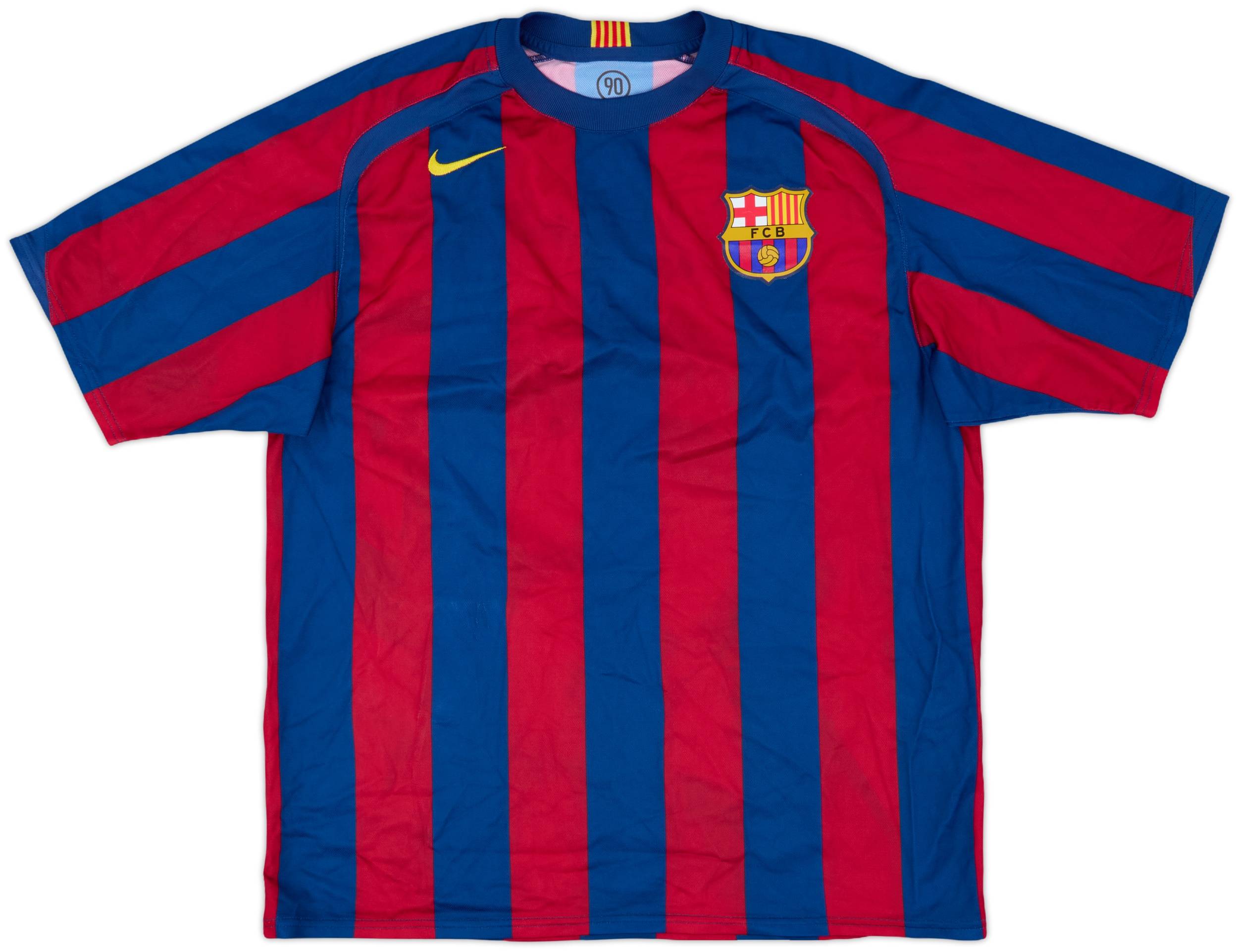 2005-06 Barcelona Basic Home Shirt - 8/10 - (L)