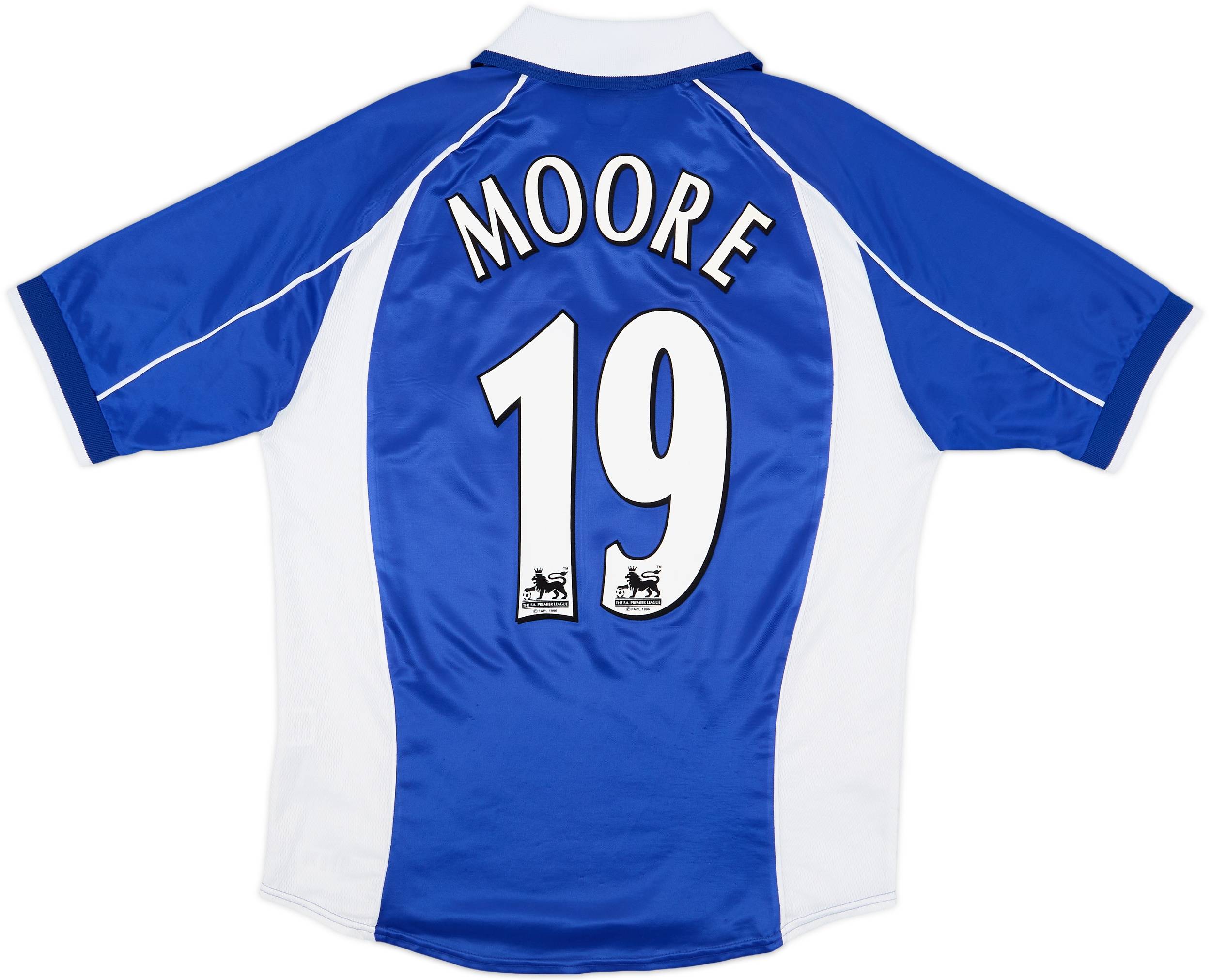2000-02 Everton Home Shirt Moore #19 - 7/10 - (M)